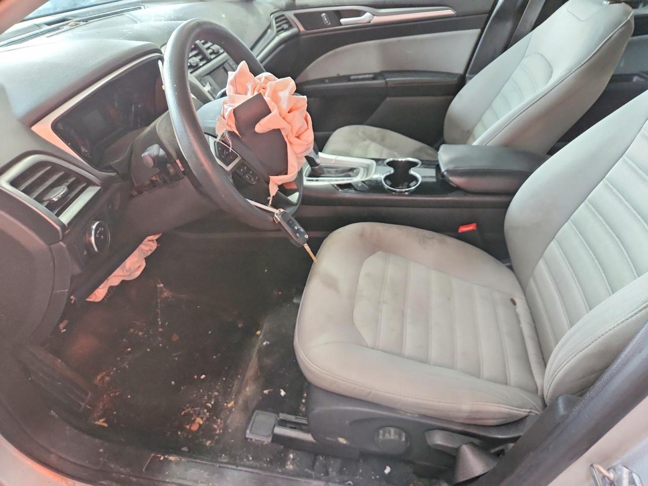 2015 Ford Fusion S Silver vin: 3FA6P0G72FR224748