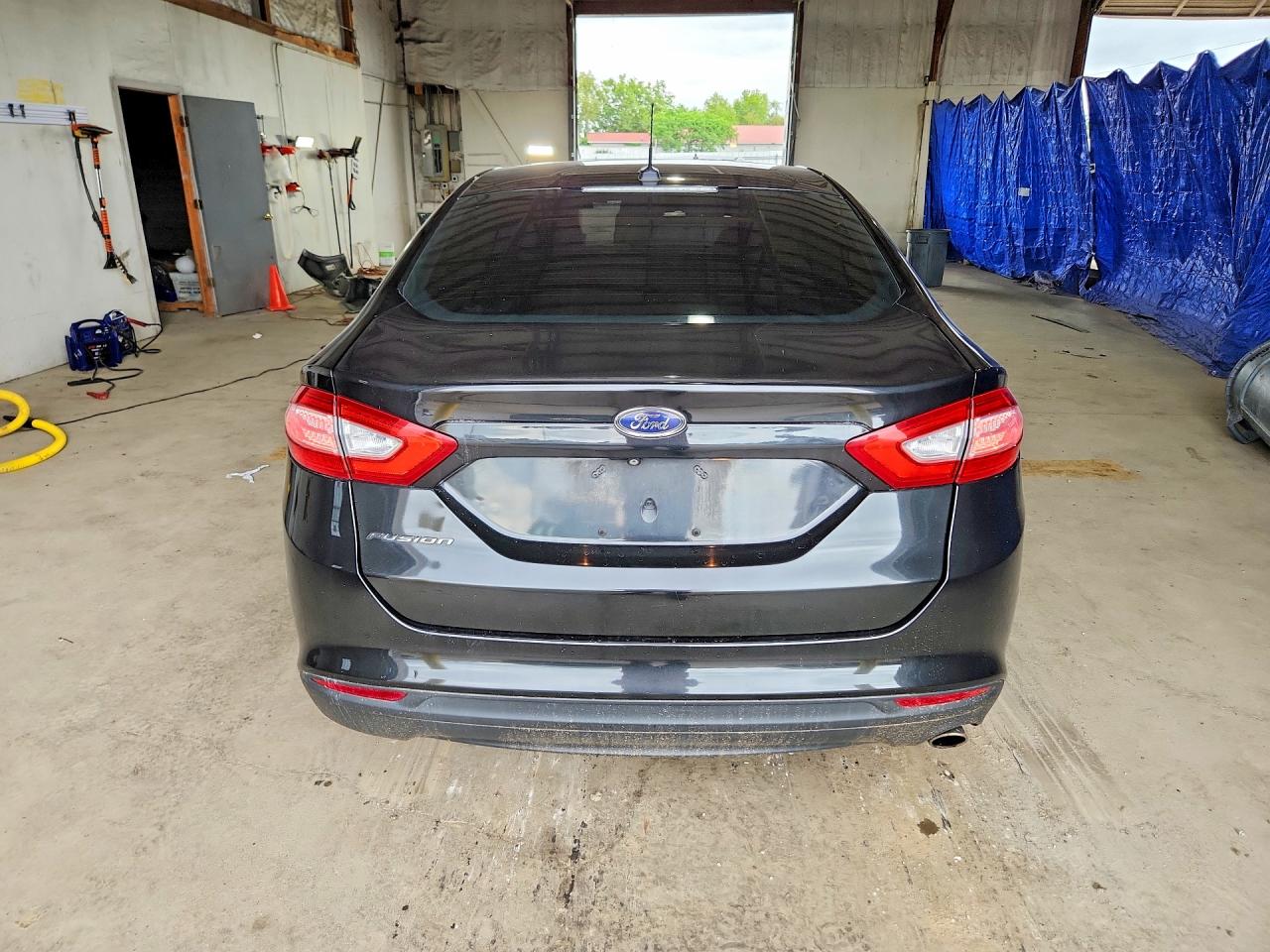 2015 Ford Fusion S Black vin: 3FA6P0G72FR303031