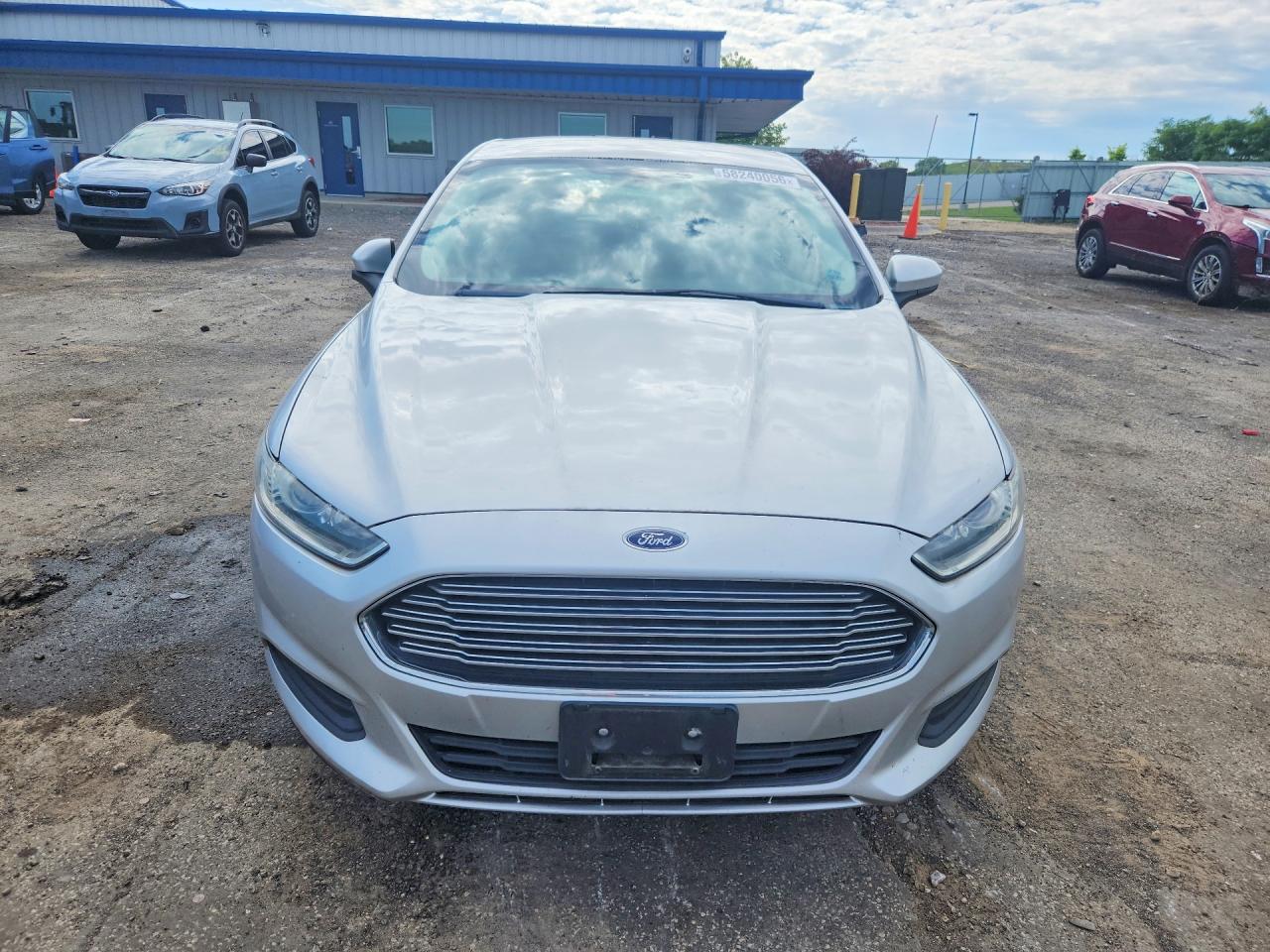 2013 Ford Fusion S Silver vin: 3FA6P0G73DR178893