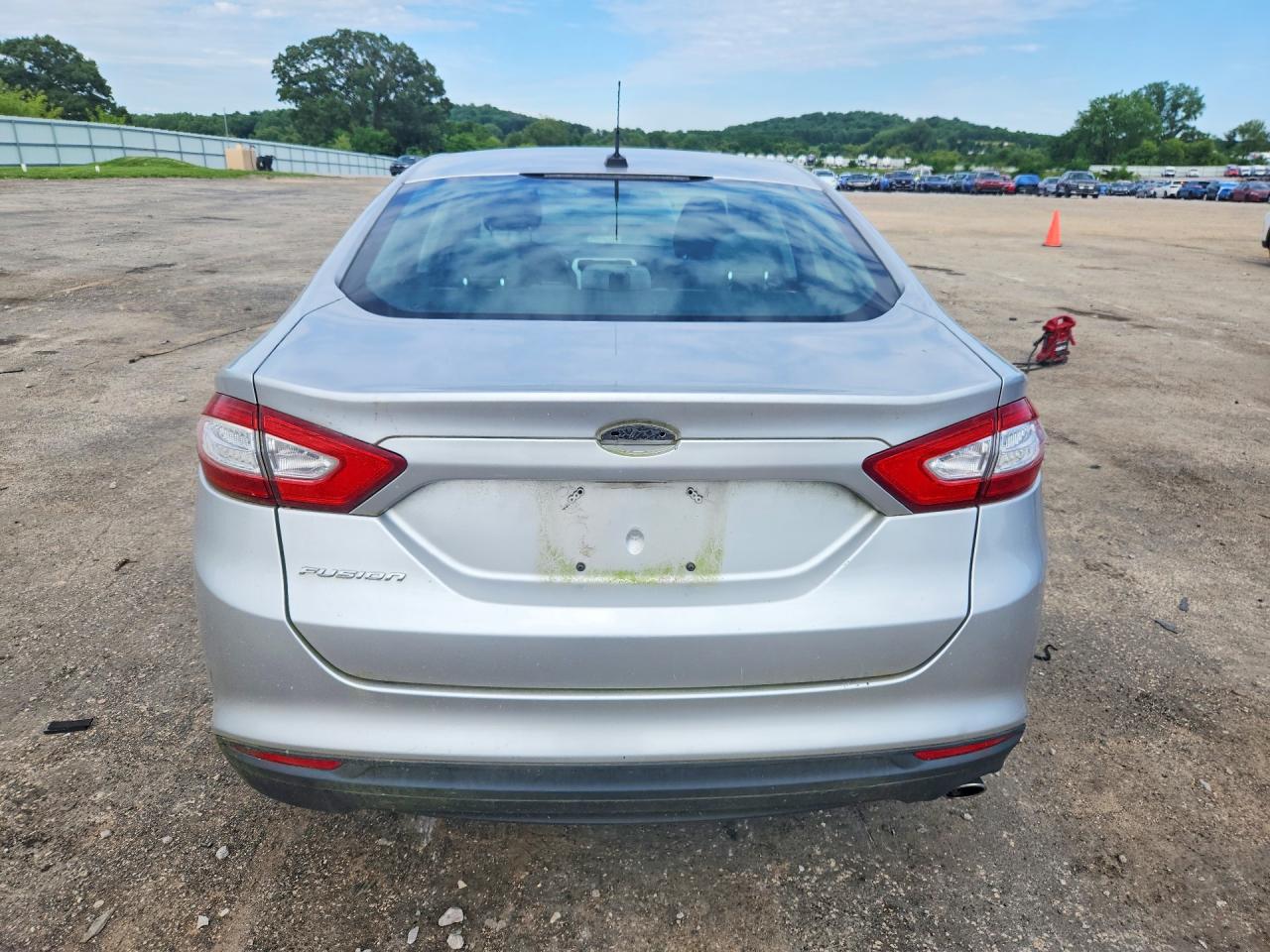 2013 Ford Fusion S Silver vin: 3FA6P0G73DR178893