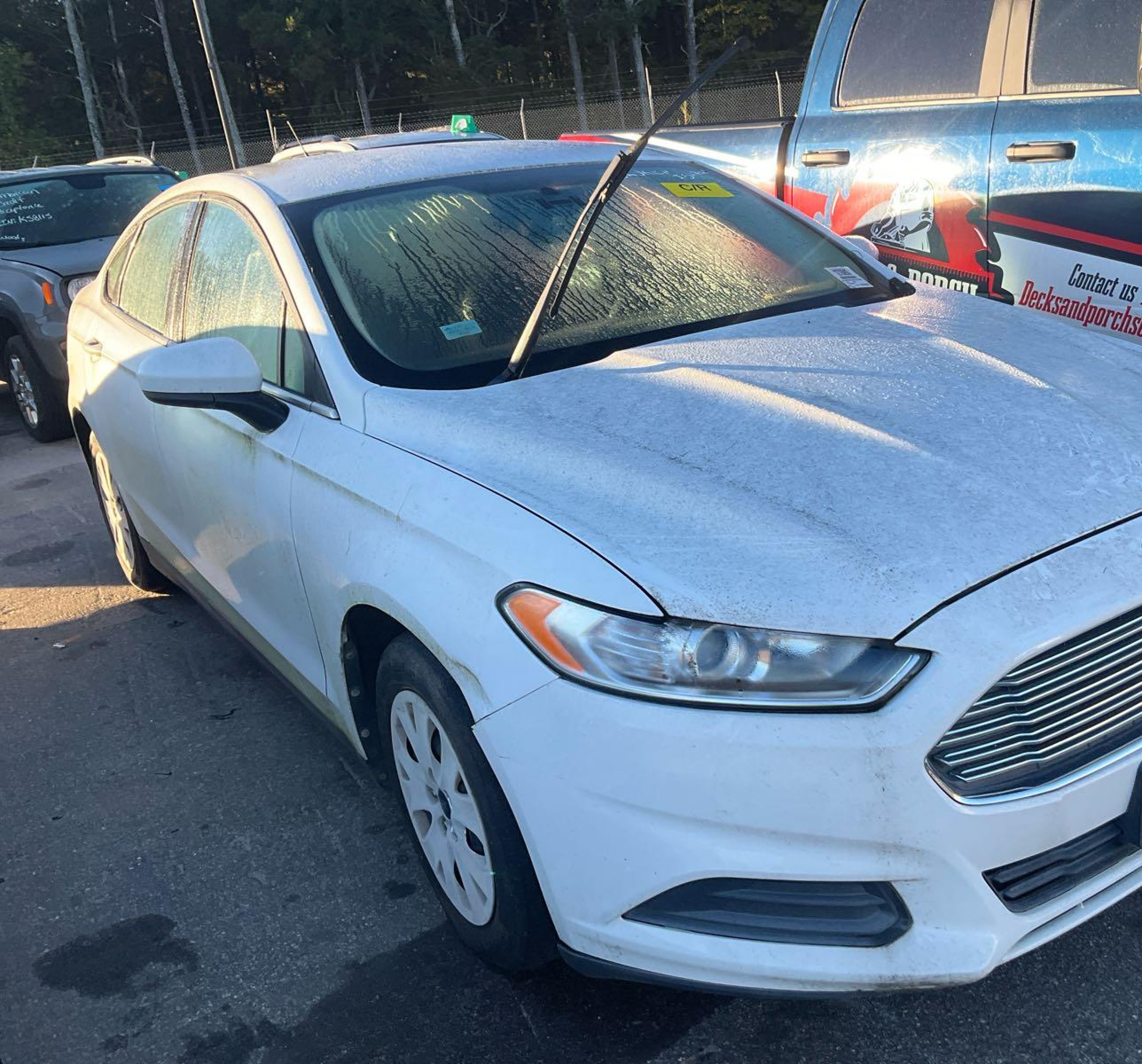2013 Ford Fusion S vin: 3FA6P0G73DR187903