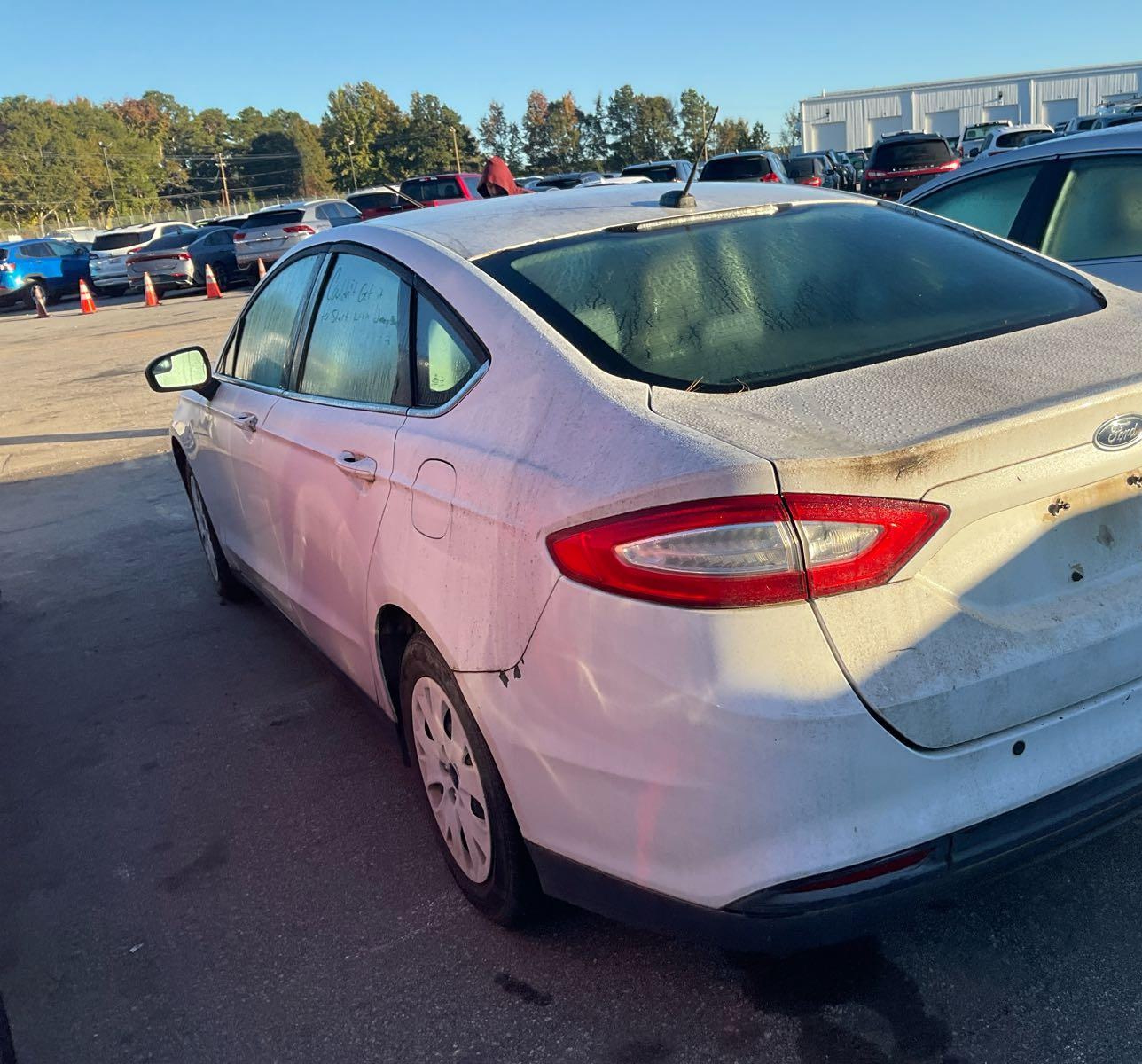 2013 Ford Fusion S vin: 3FA6P0G73DR187903