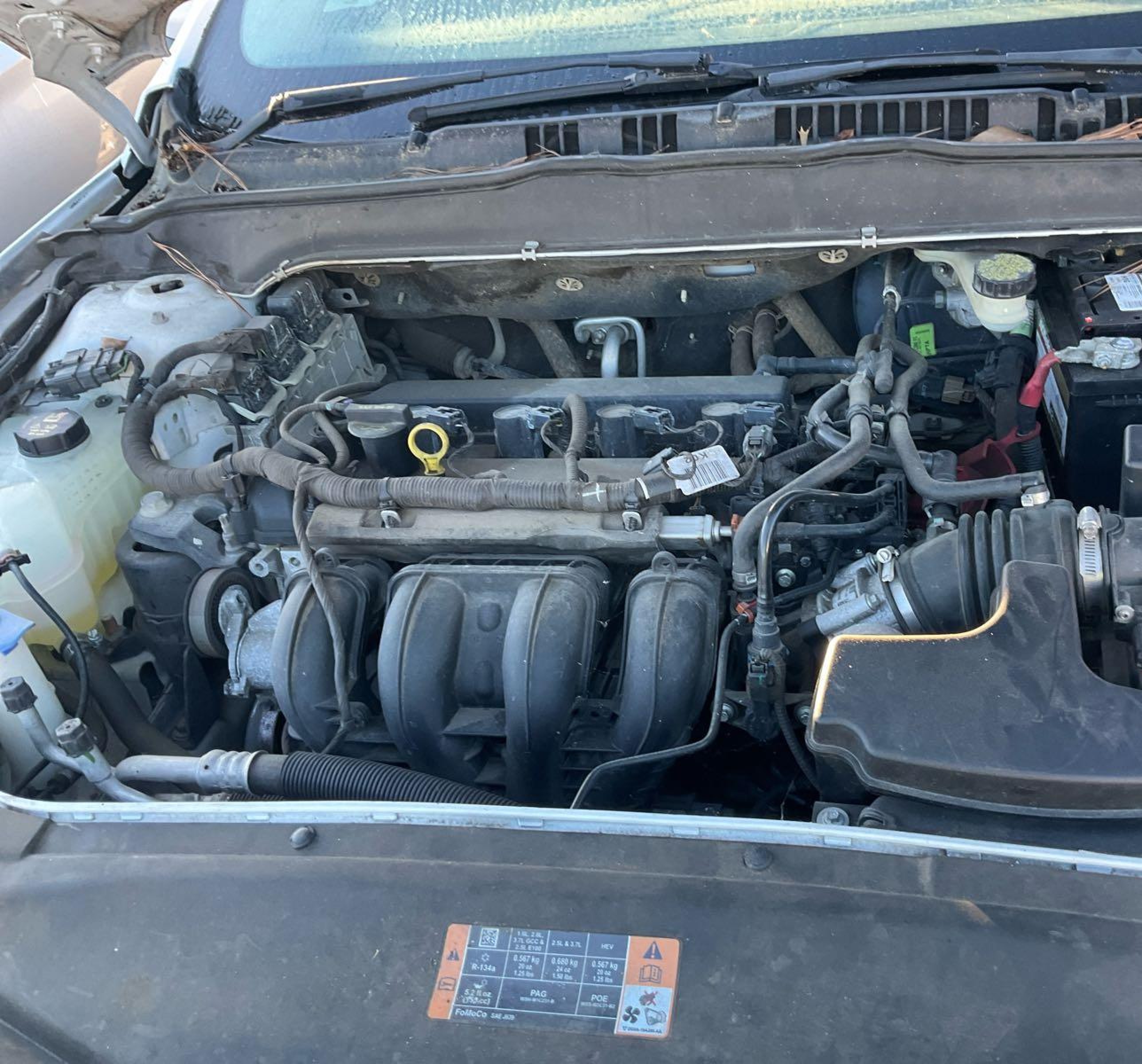 2013 Ford Fusion S vin: 3FA6P0G73DR187903