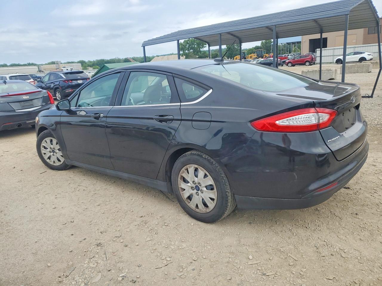 2013 Ford Fusion S Black vin: 3FA6P0G73DR192034