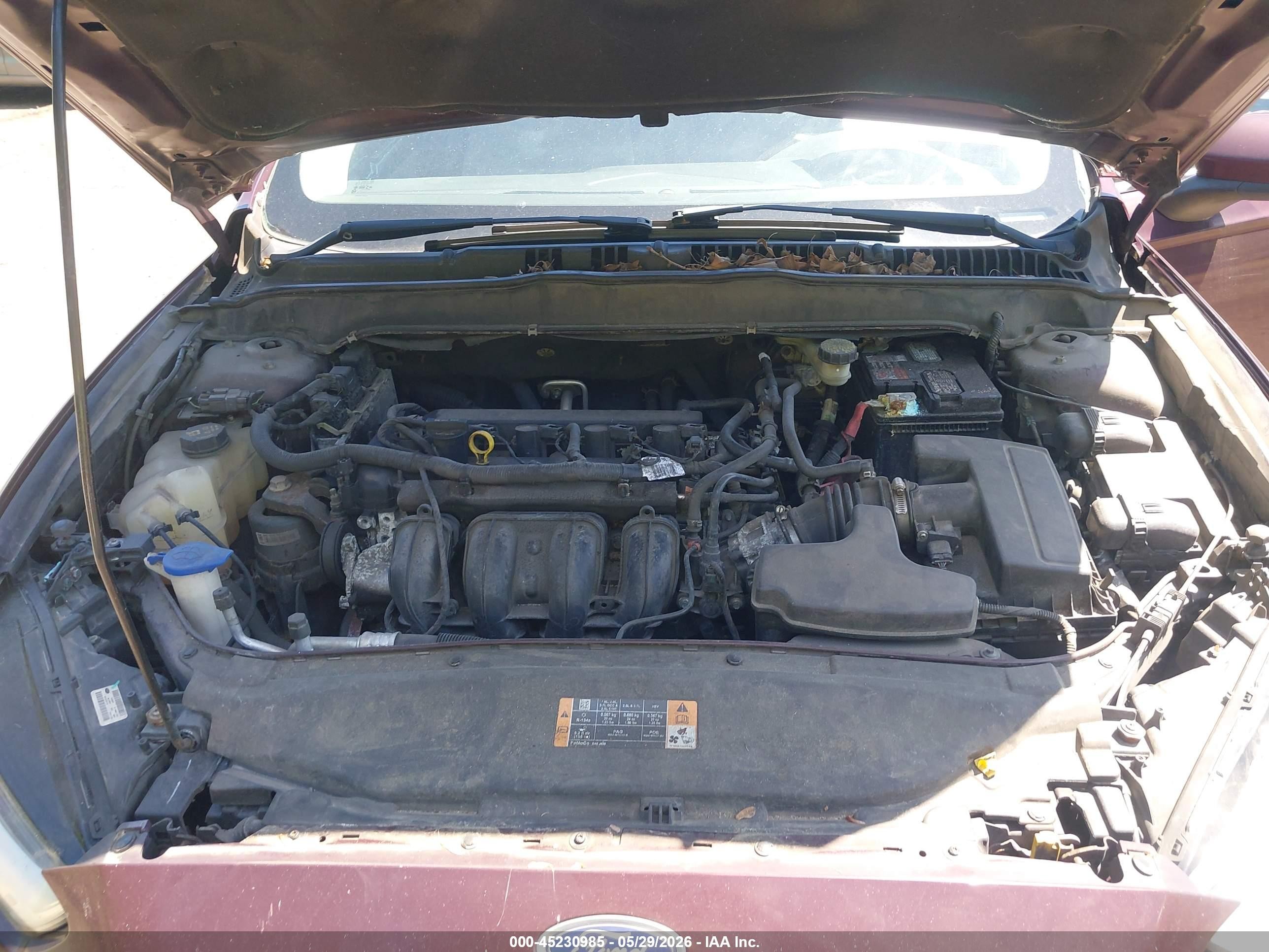 2013 Ford Fusion S Purple vin: 3FA6P0G73DR374803