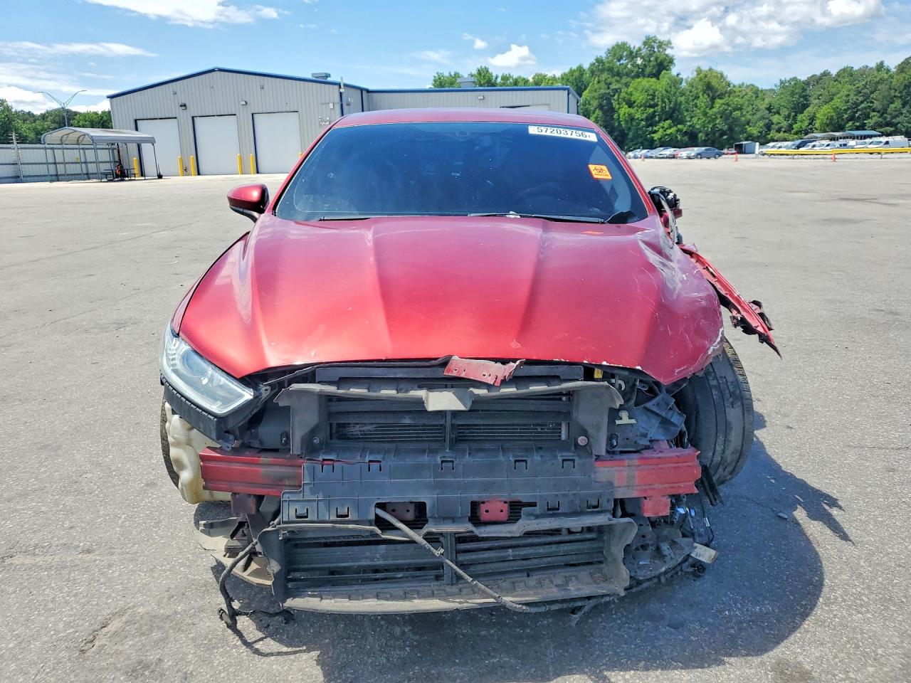 2014 Ford Fusion S Red vin: 3FA6P0G73ER107193