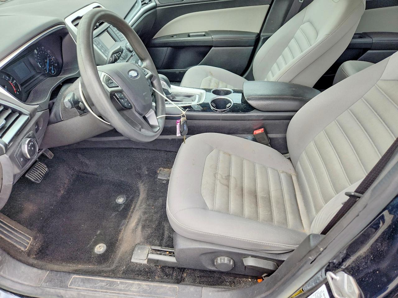 2014 Ford Fusion S Black vin: 3FA6P0G73ER109168