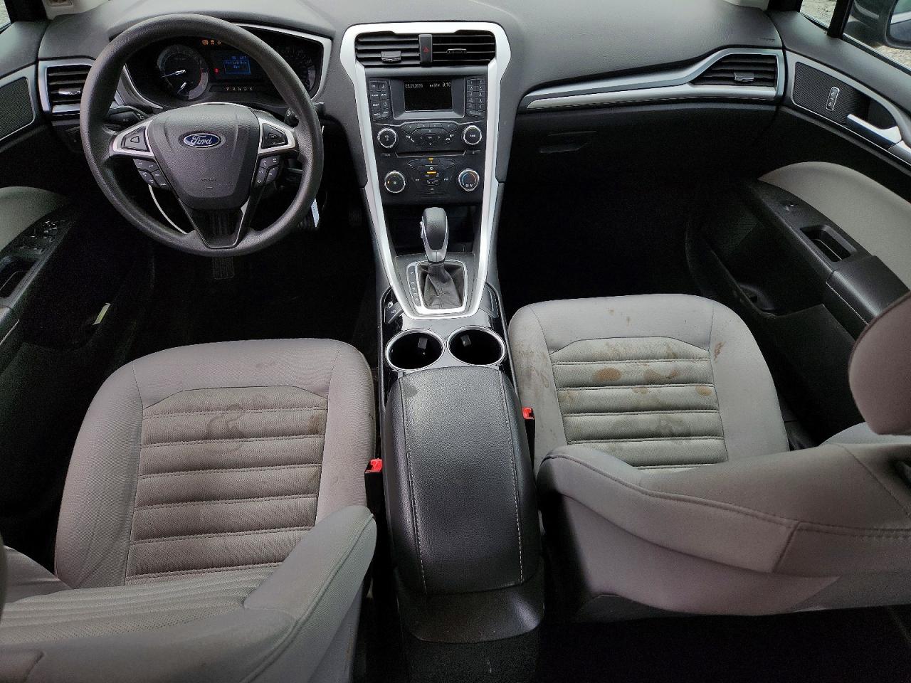 2014 Ford Fusion S Black vin: 3FA6P0G73ER109168