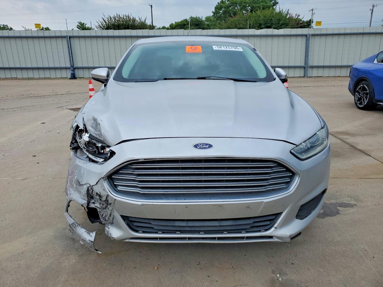 2015 Ford Fusion S Silver vin: 3FA6P0G73FR117613