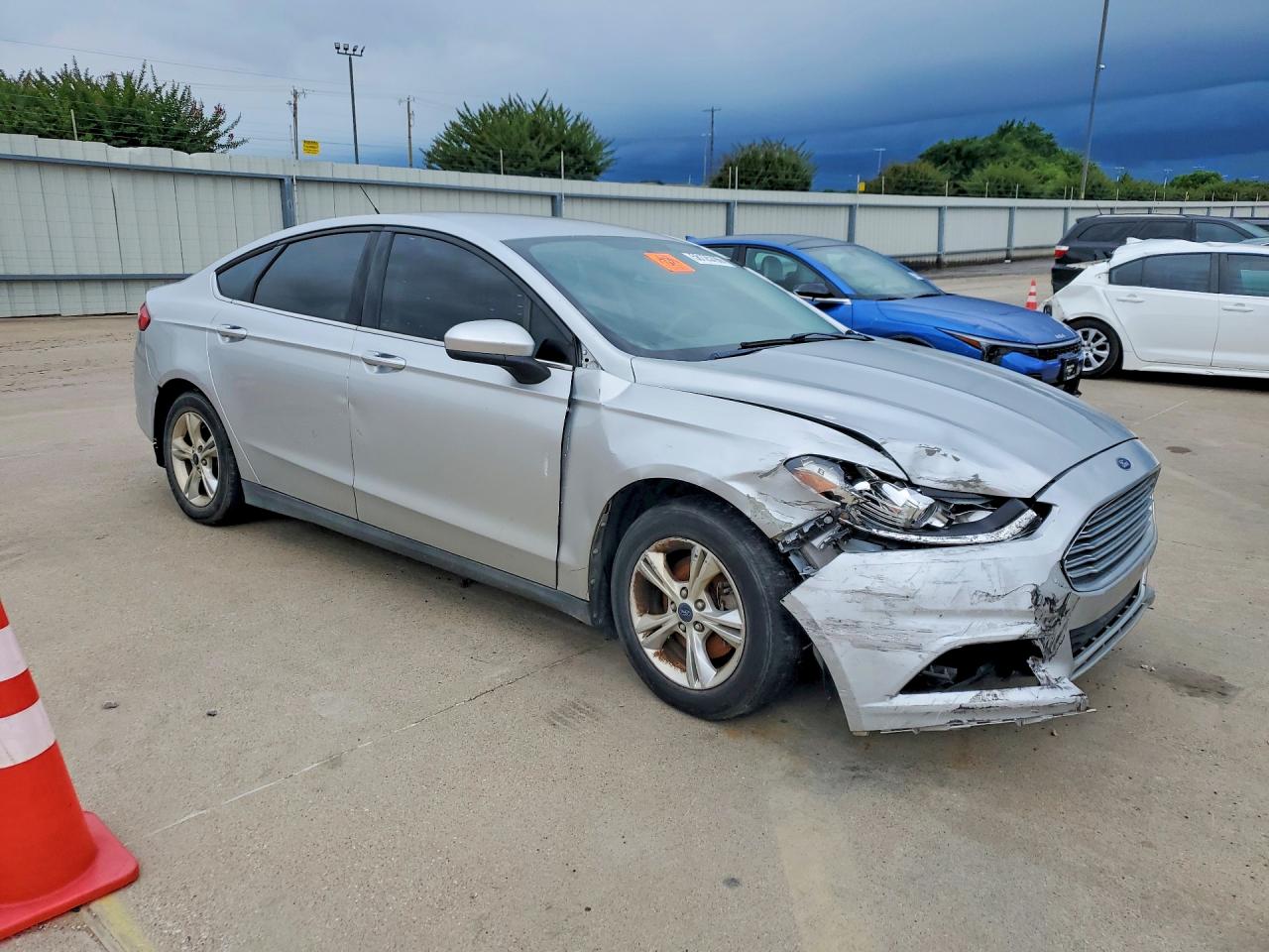2015 Ford Fusion S Silver vin: 3FA6P0G73FR117613