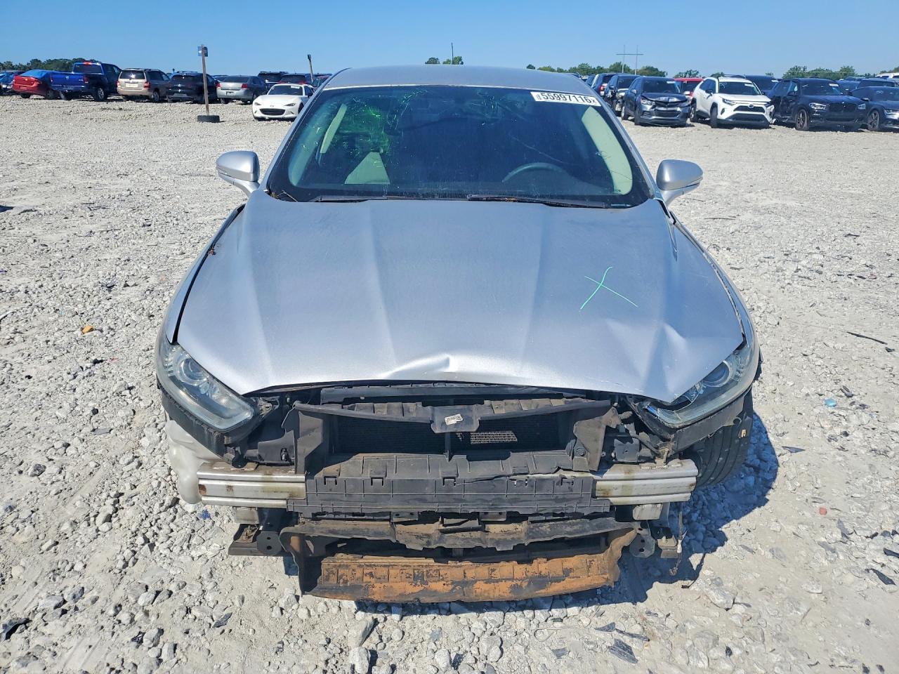 2015 Ford Fusion S Silver vin: 3FA6P0G73FR195048
