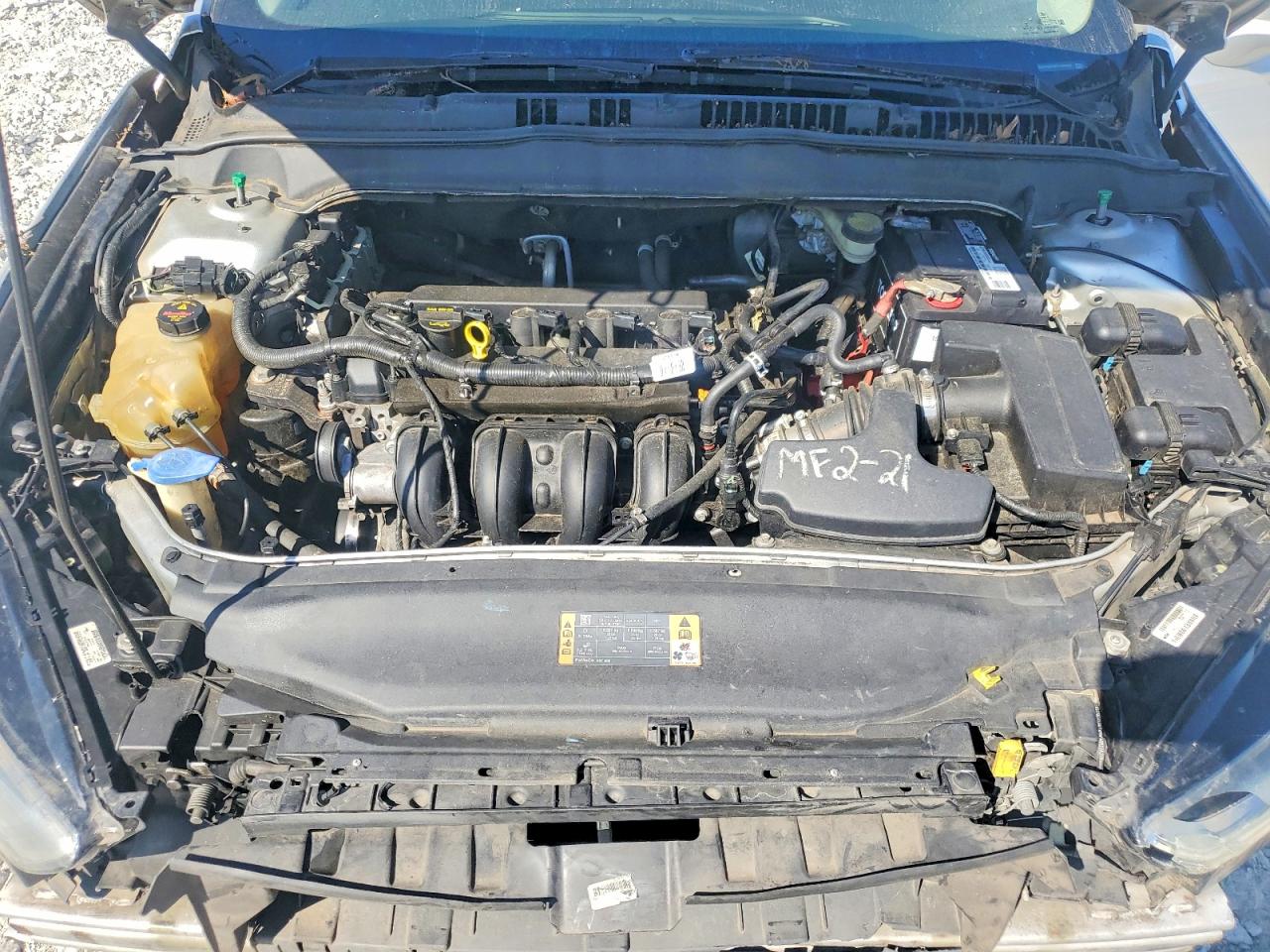 2015 Ford Fusion S Silver vin: 3FA6P0G73FR195048