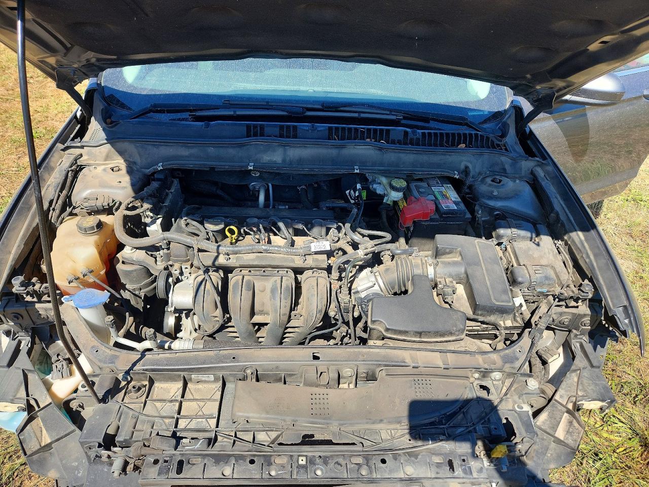 2015 Ford Fusion S Gray vin: 3FA6P0G73FR228808