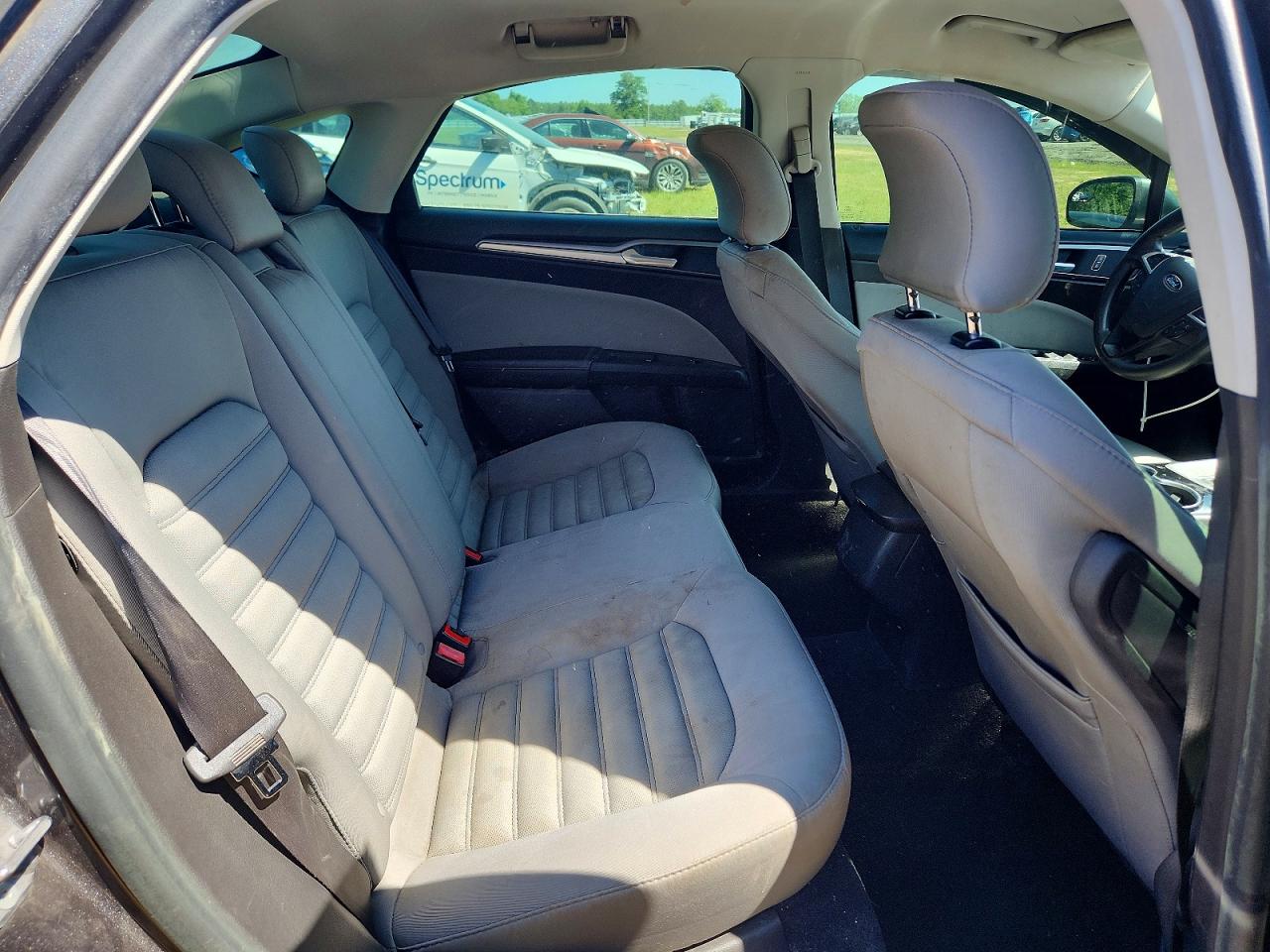 2015 Ford Fusion S Gray vin: 3FA6P0G73FR228808