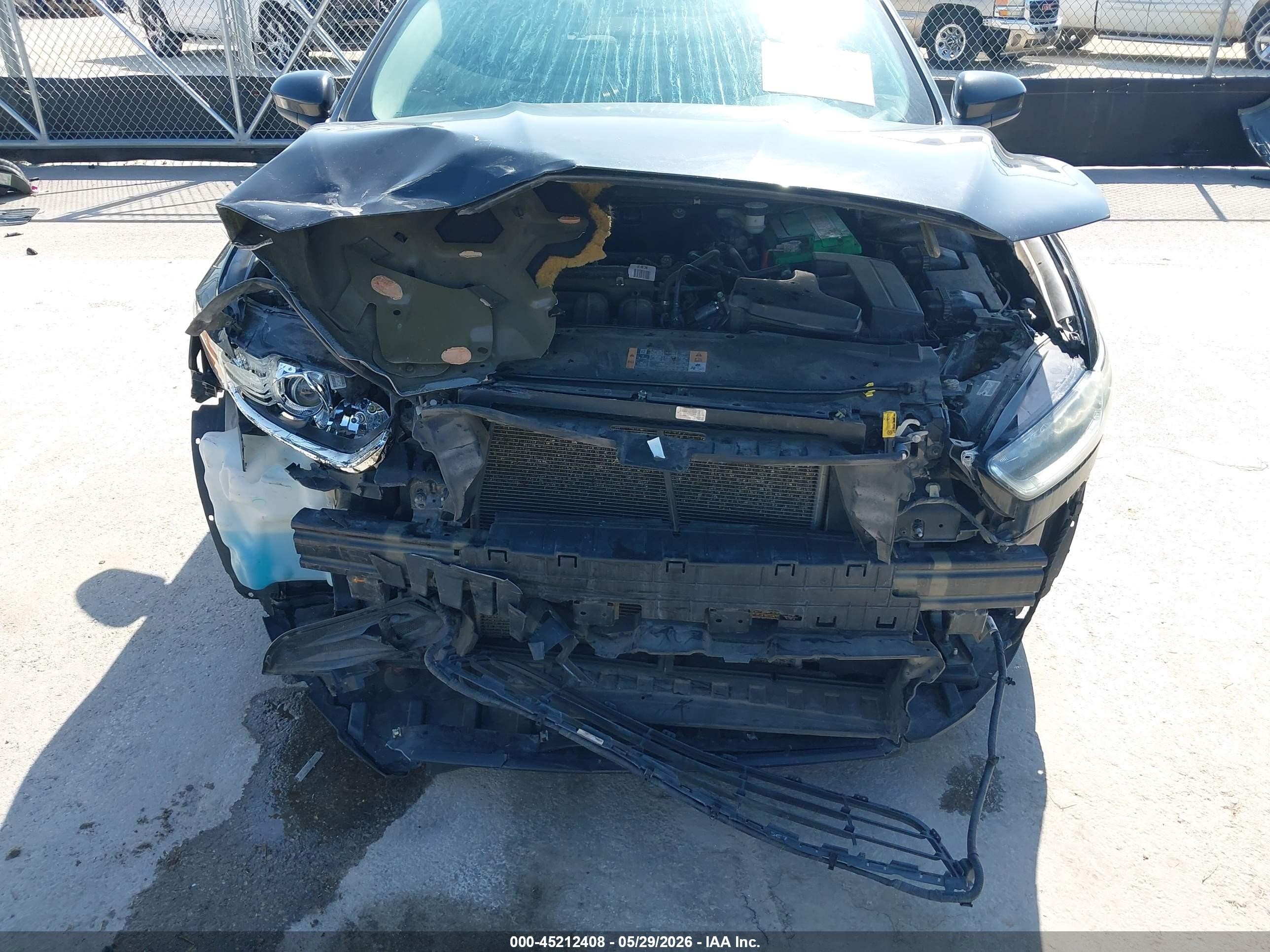 2013 Ford Fusion S Black vin: 3FA6P0G74DR254122