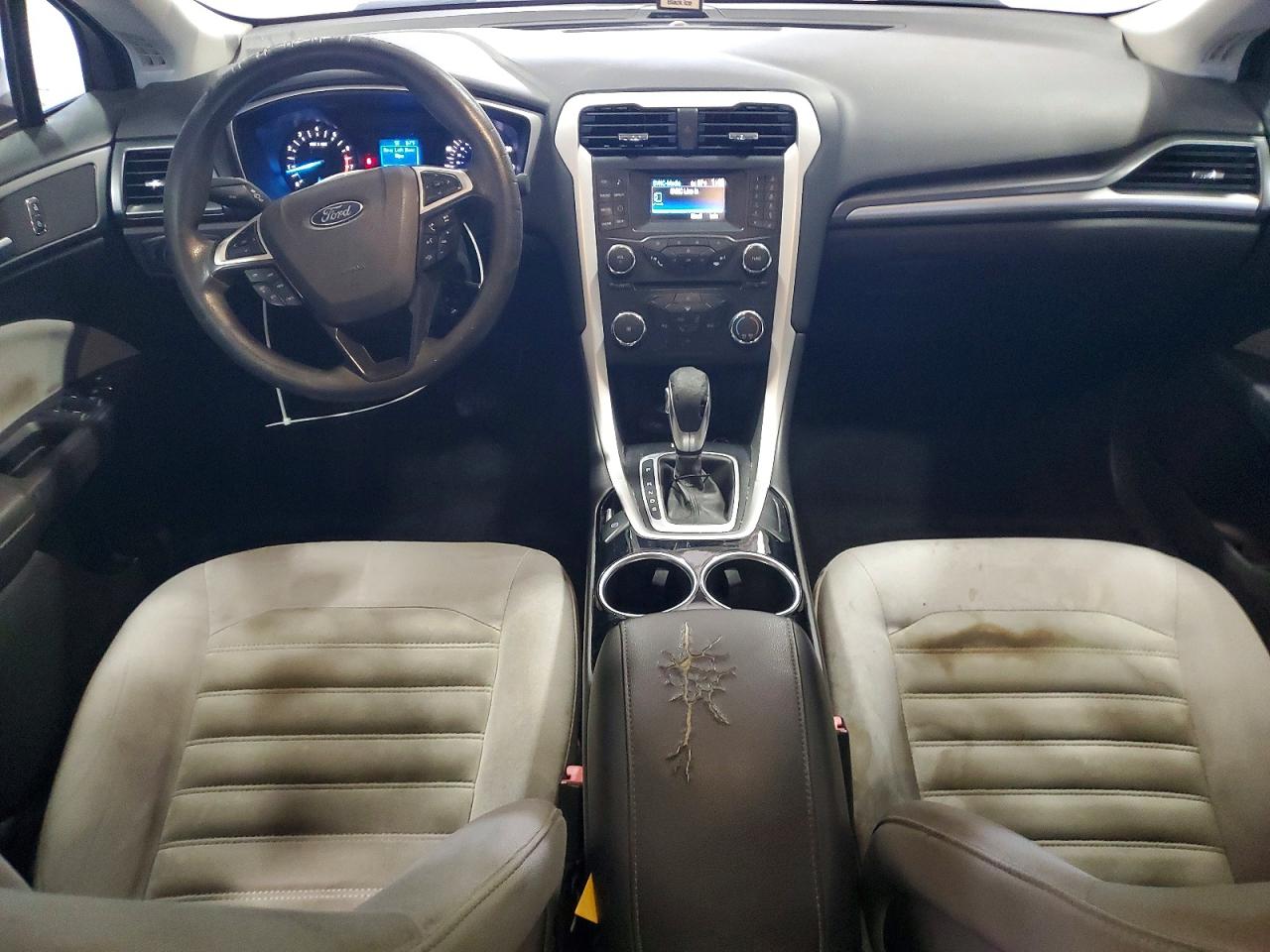2013 Ford Fusion S Silver vin: 3FA6P0G74DR383610