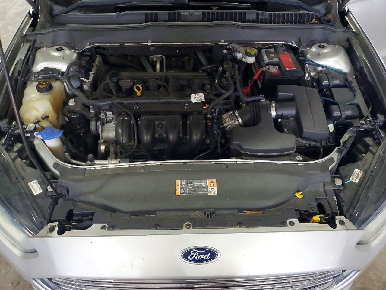 2013 Ford Fusion S Silver vin: 3FA6P0G74DR383610