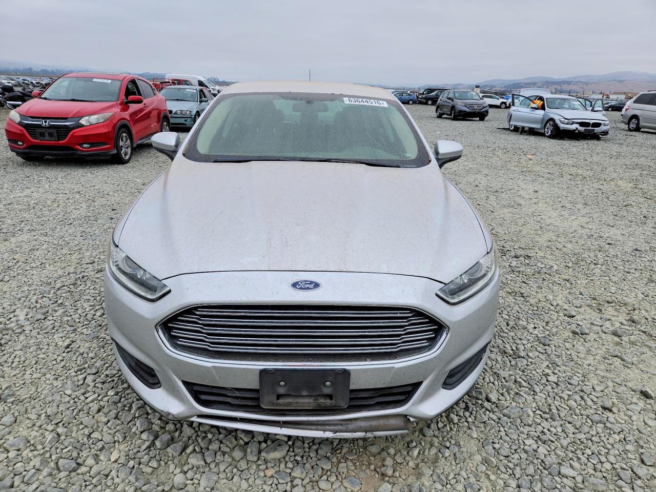 2014 Ford Fusion S Silver vin: 3FA6P0G74ER270001