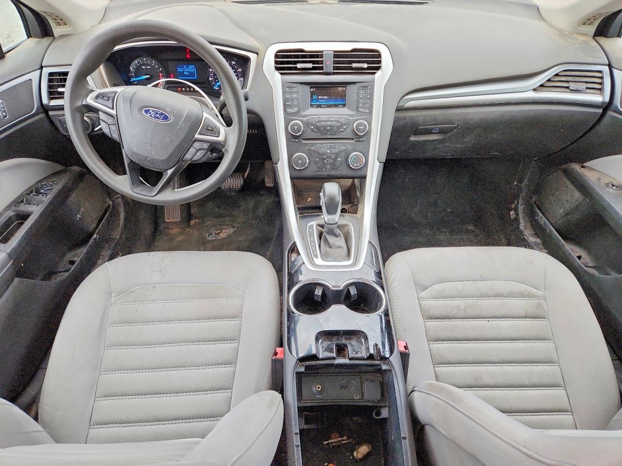 2014 Ford Fusion S Silver vin: 3FA6P0G74ER270001
