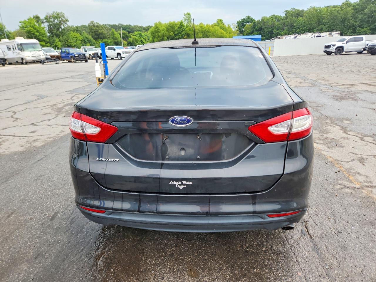2013 Ford Fusion S Black vin: 3FA6P0G75DR229150