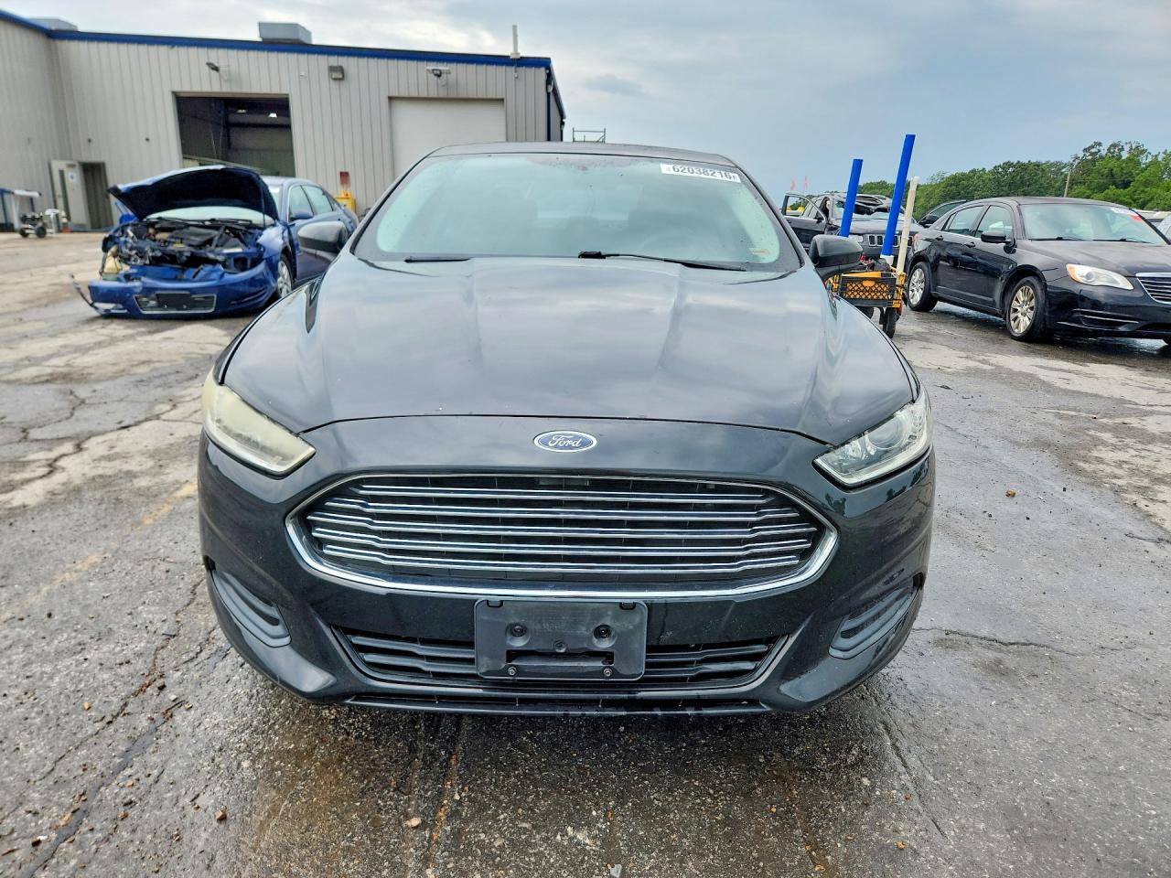 2013 Ford Fusion S Black vin: 3FA6P0G75DR229150