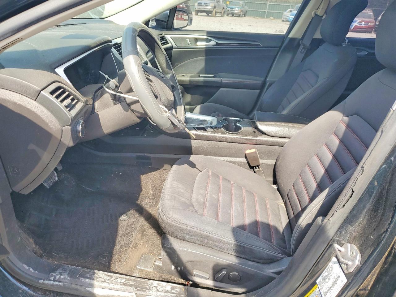 2014 Ford Fusion S Black vin: 3FA6P0G75ER285087