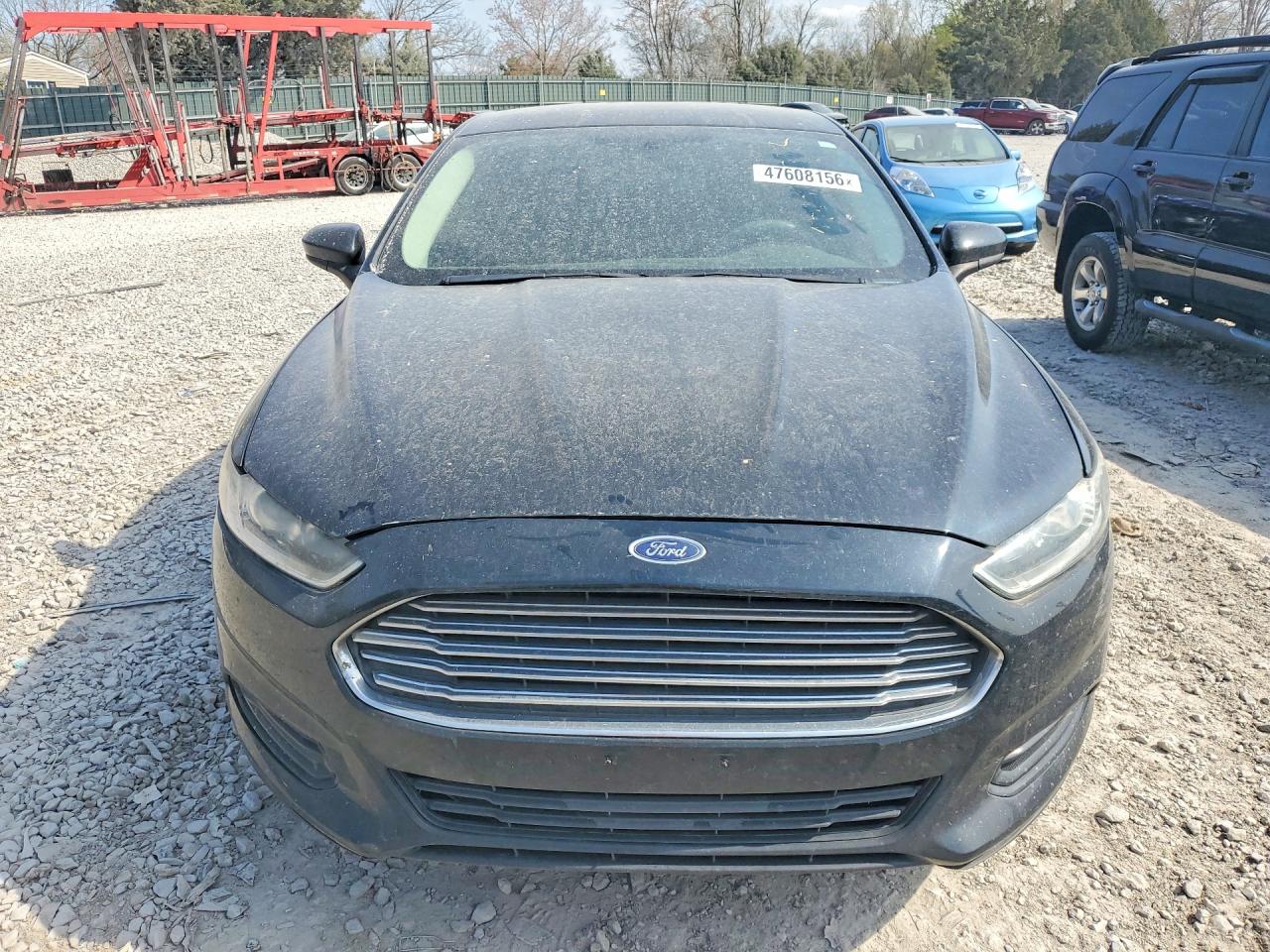 2014 Ford Fusion S Black vin: 3FA6P0G75ER285087