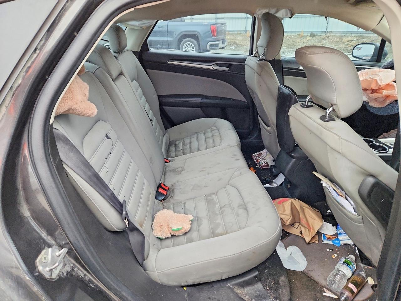2015 Ford Fusion Gray vin: 3FA6P0G75FR118245