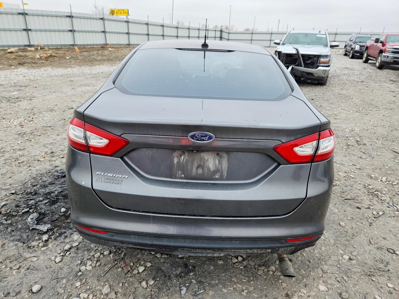 2015 Ford Fusion Gray vin: 3FA6P0G75FR118245