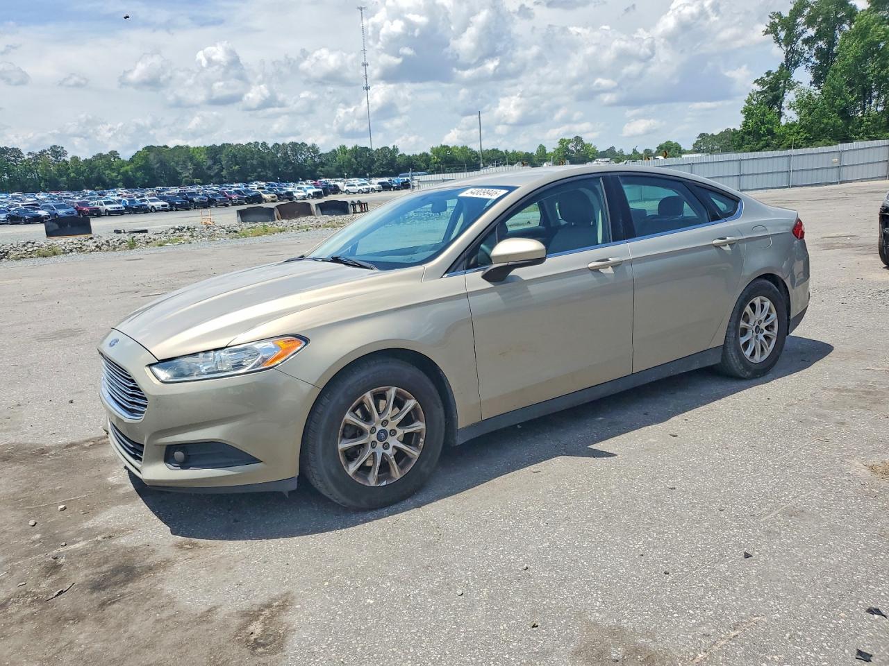 2015 Ford Fusion S Gold vin: 3FA6P0G75FR194774