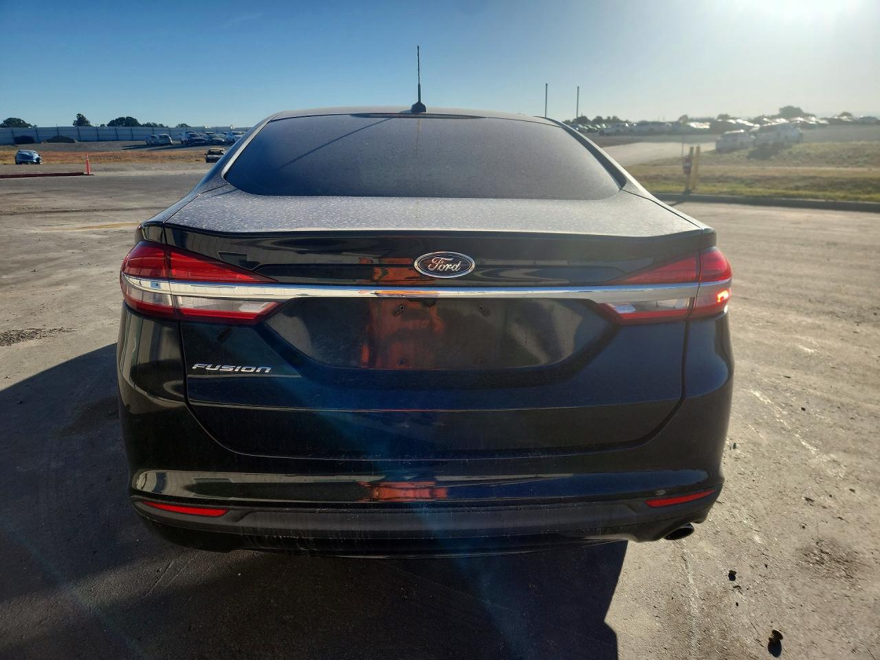 2017 Ford Fusion S Black vin: 3FA6P0G75HR110438
