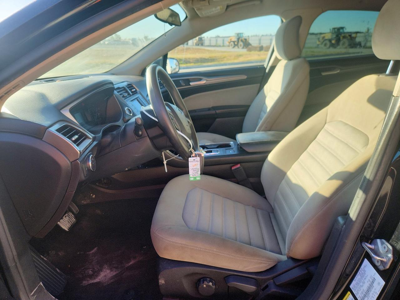 2017 Ford Fusion S Black vin: 3FA6P0G75HR110438