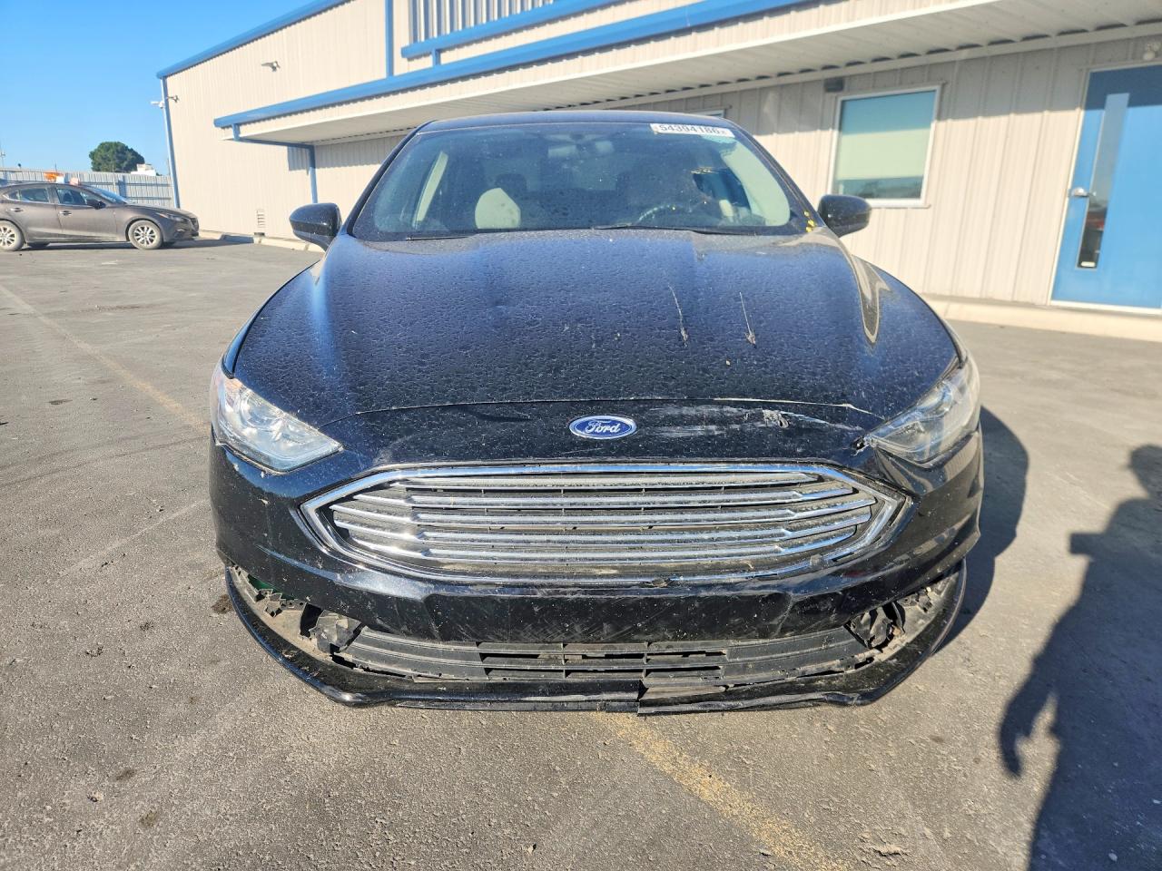 2017 Ford Fusion S Black vin: 3FA6P0G75HR110438