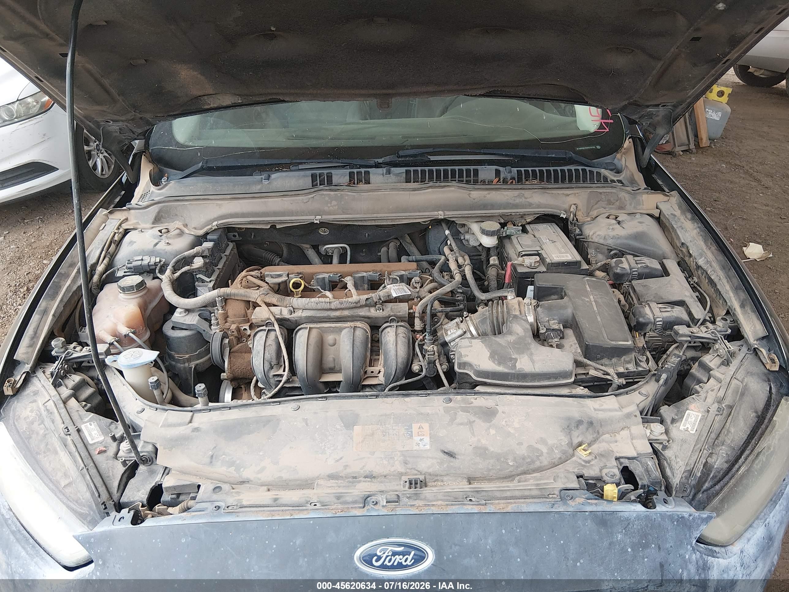 2013 Ford Fusion S Black vin: 3FA6P0G76DR210123