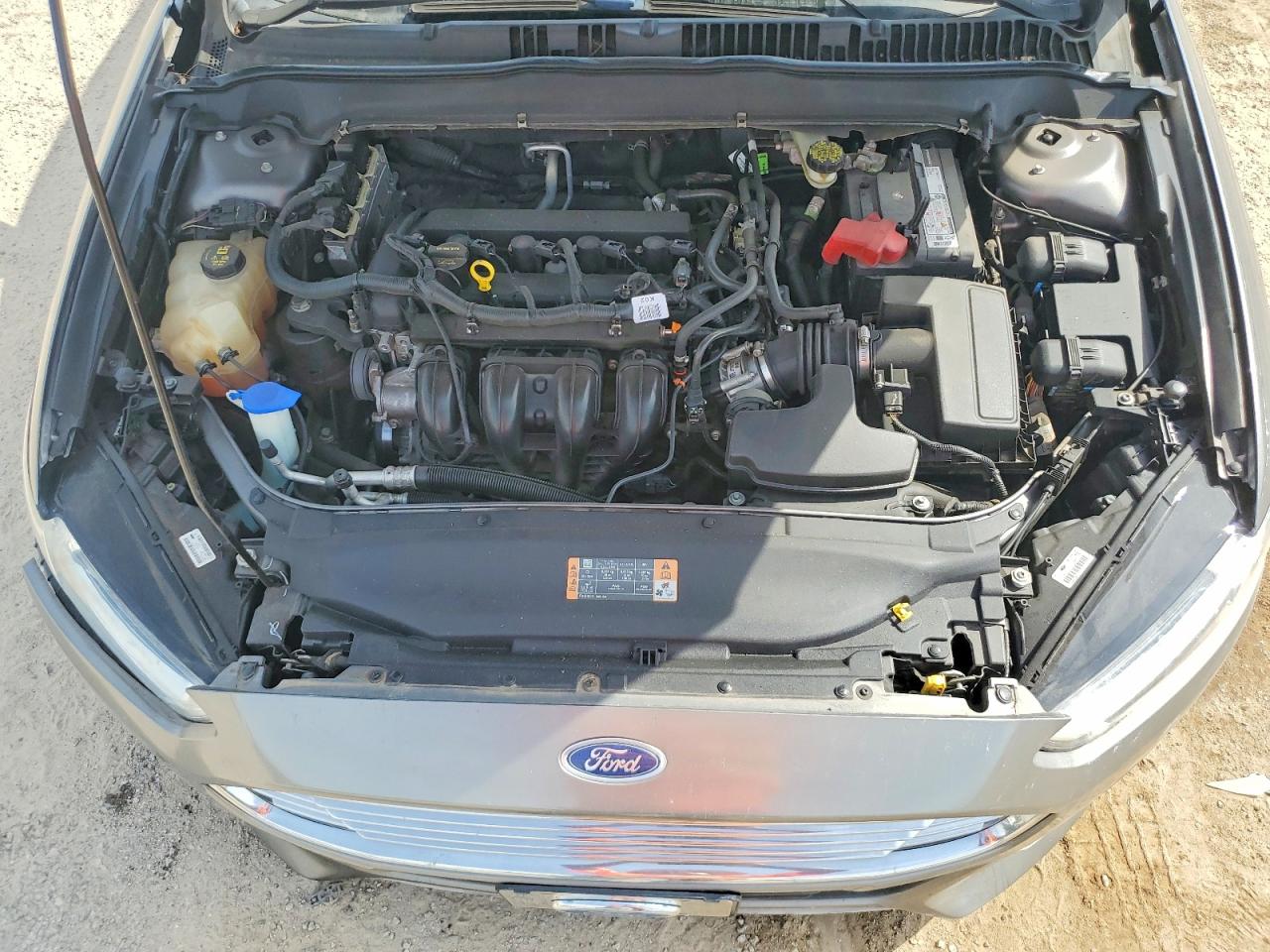 2014 Ford Fusion S Gray vin: 3FA6P0G76ER296356