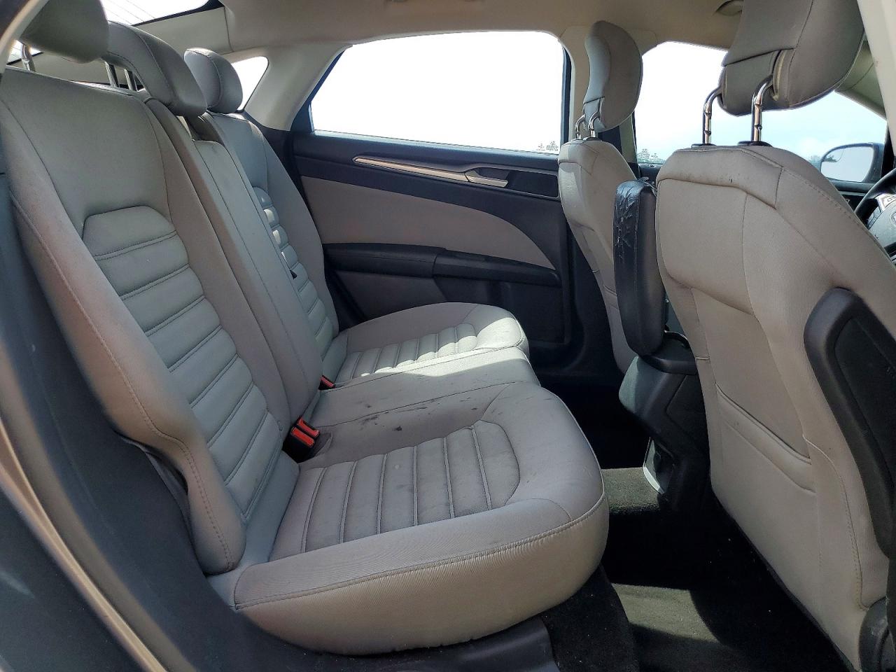 2014 Ford Fusion S Gray vin: 3FA6P0G76ER296356