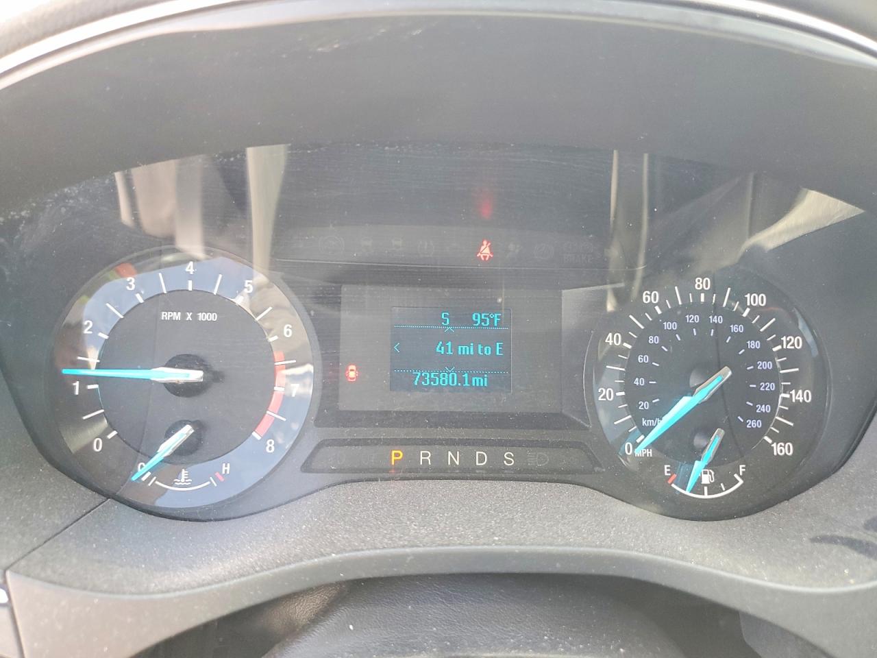 2014 Ford Fusion S Orange vin: 3FA6P0G76ER386364