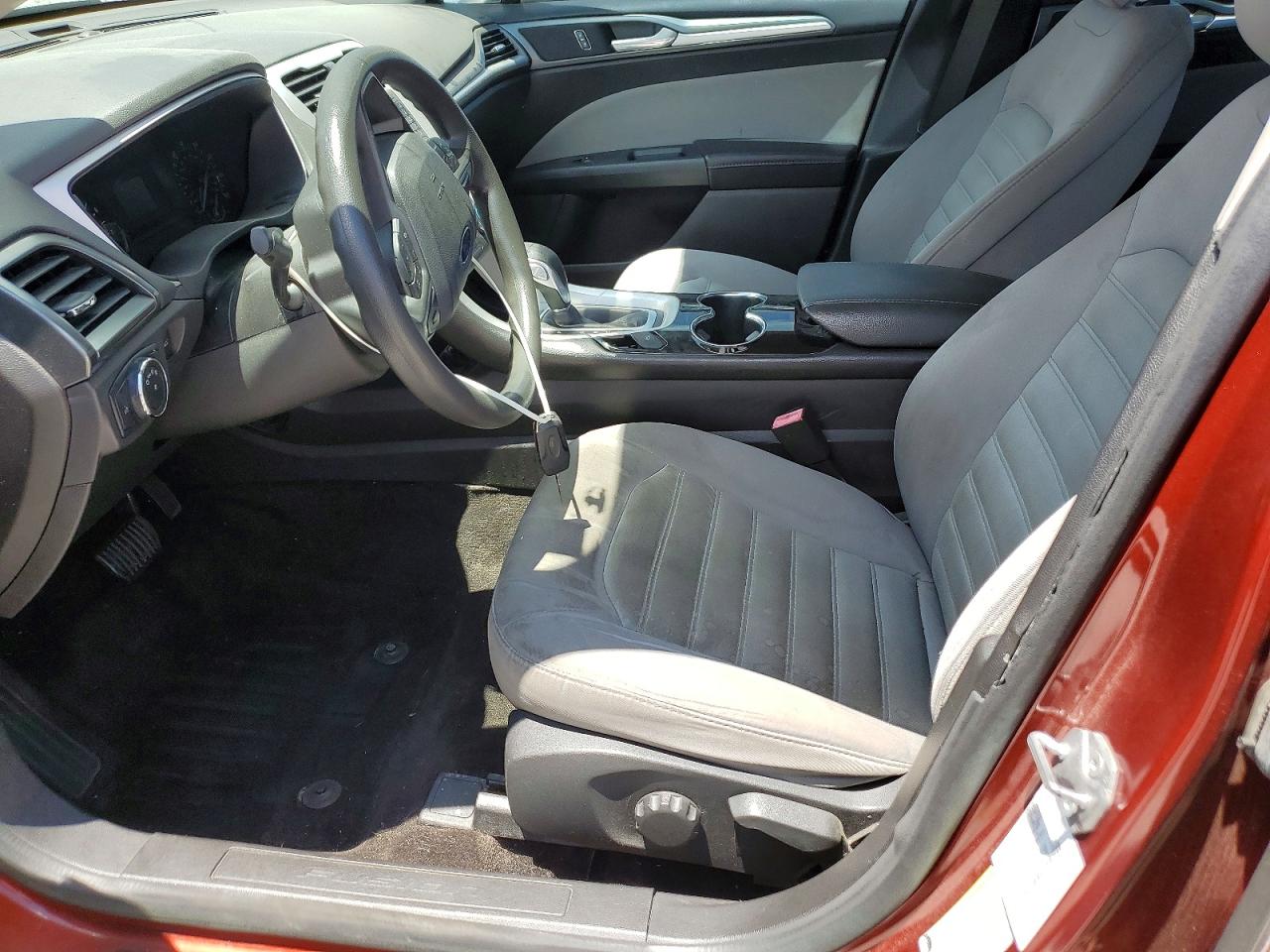 2014 Ford Fusion S Orange vin: 3FA6P0G76ER386364