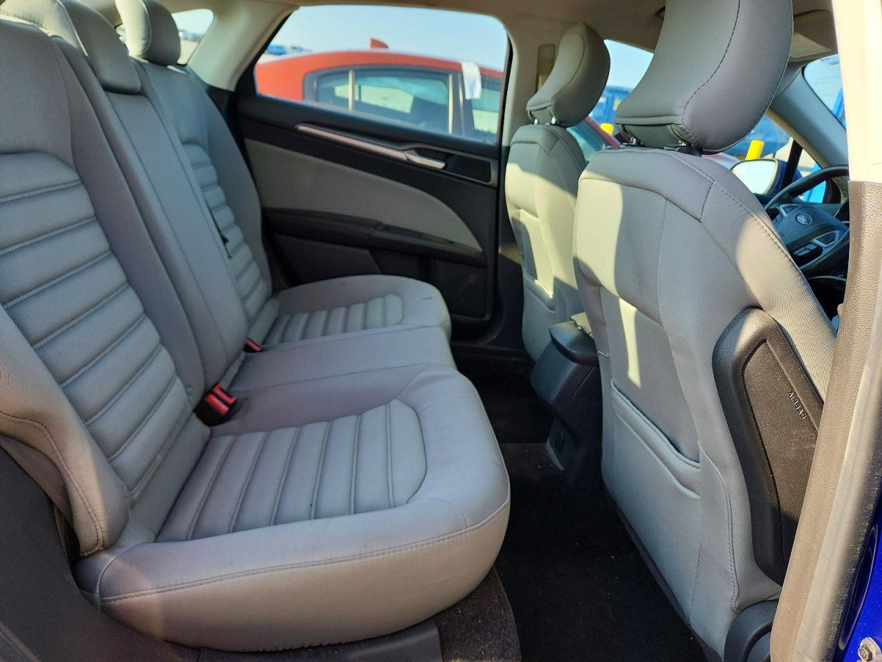 2015 Ford Fusion S Blue vin: 3FA6P0G76FR168538