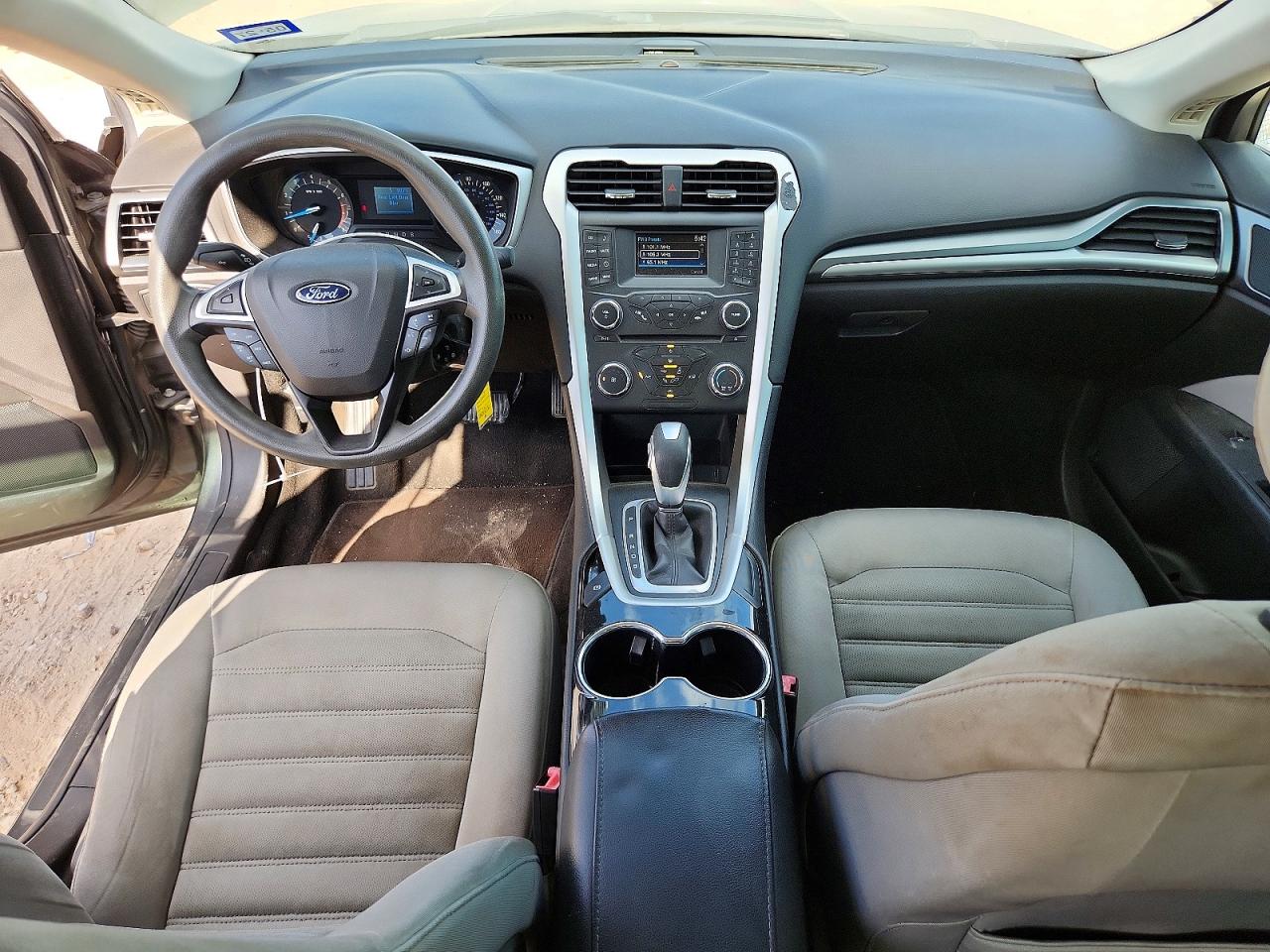 2015 Ford Fusion S Gray vin: 3FA6P0G76FR278716