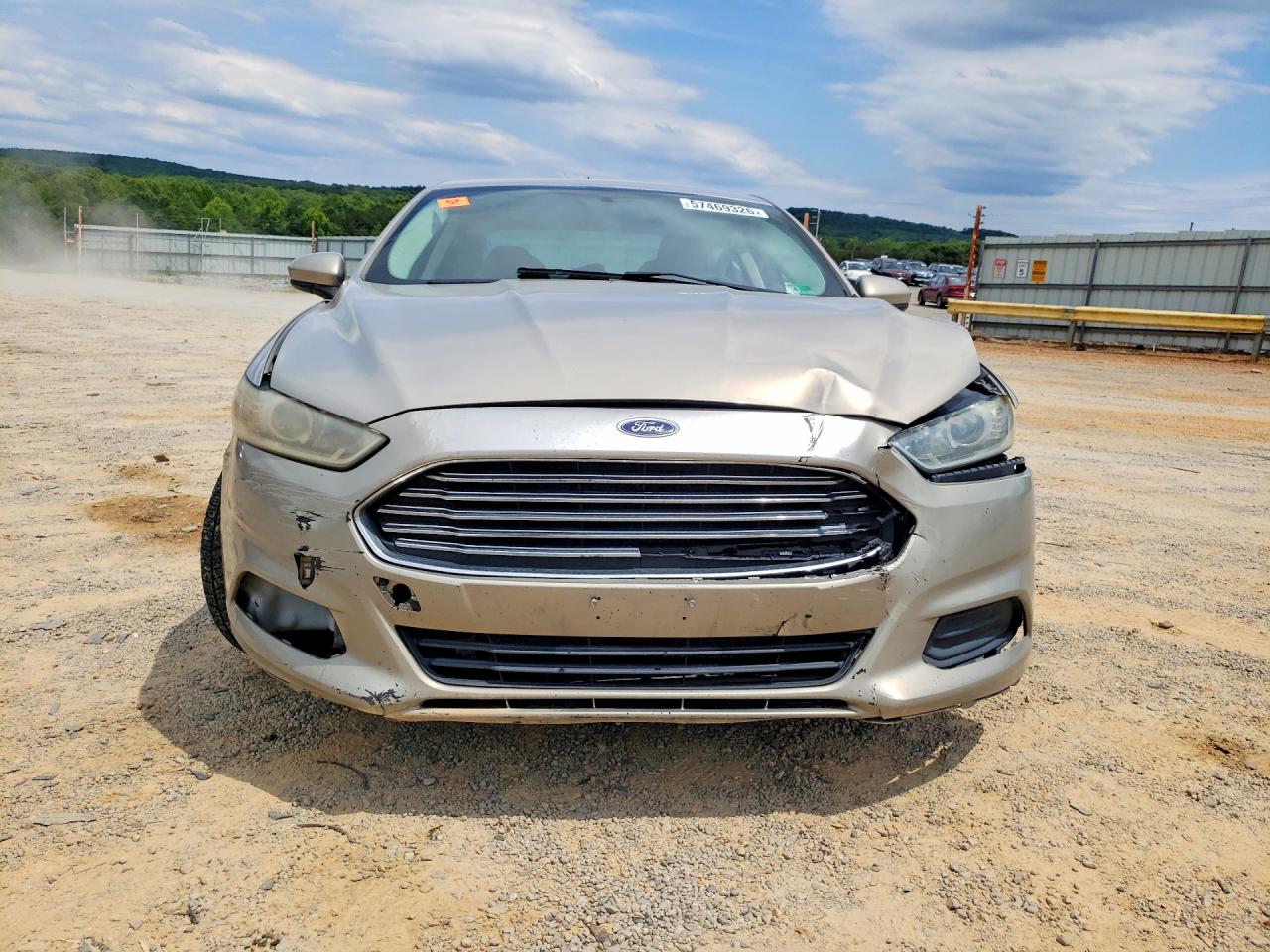 2015 Ford Fusion S Tan vin: 3FA6P0G76FR281101