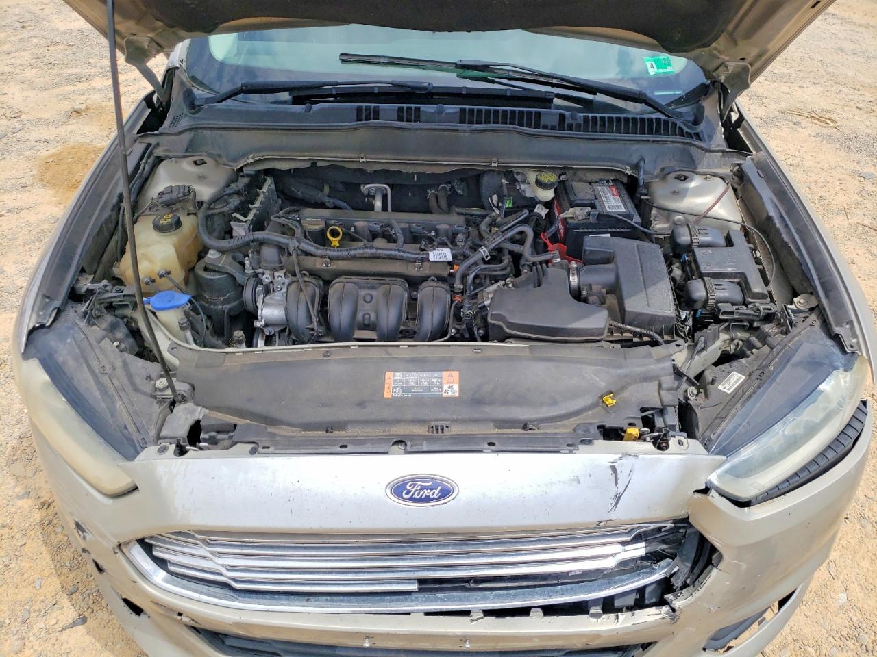2015 Ford Fusion S Tan vin: 3FA6P0G76FR281101