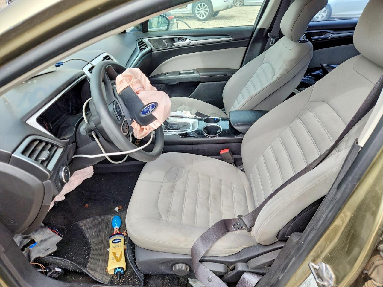 2013 Ford Fusion S Green vin: 3FA6P0G77DR183983