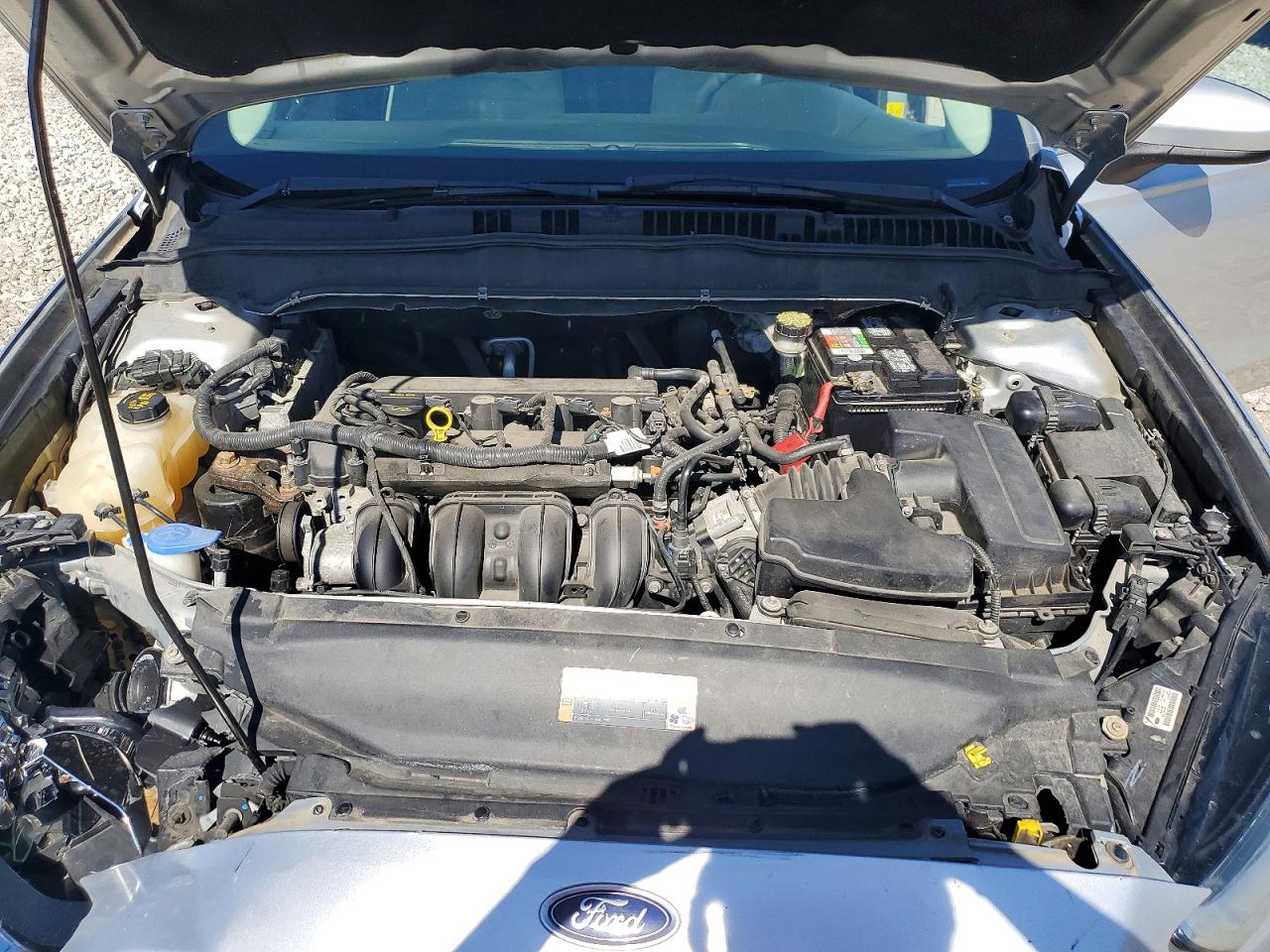 2013 Ford Fusion S Silver vin: 3FA6P0G77DR189993