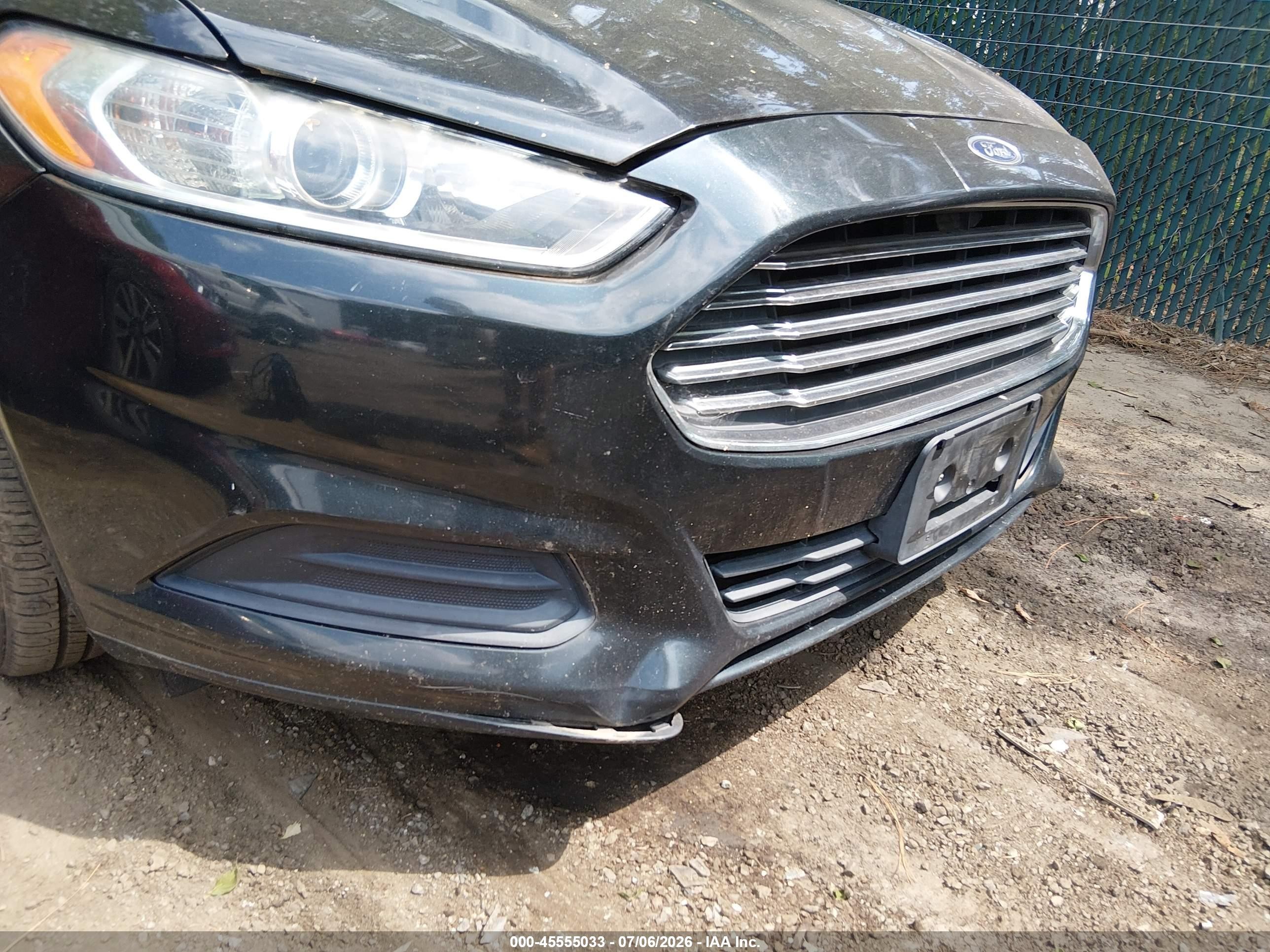 2013 Ford Fusion S Black vin: 3FA6P0G77DR269066