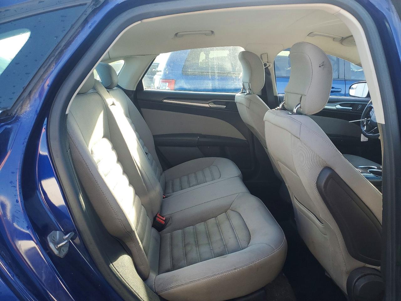 2013 Ford Fusion S Blue vin: 3FA6P0G77DR384640