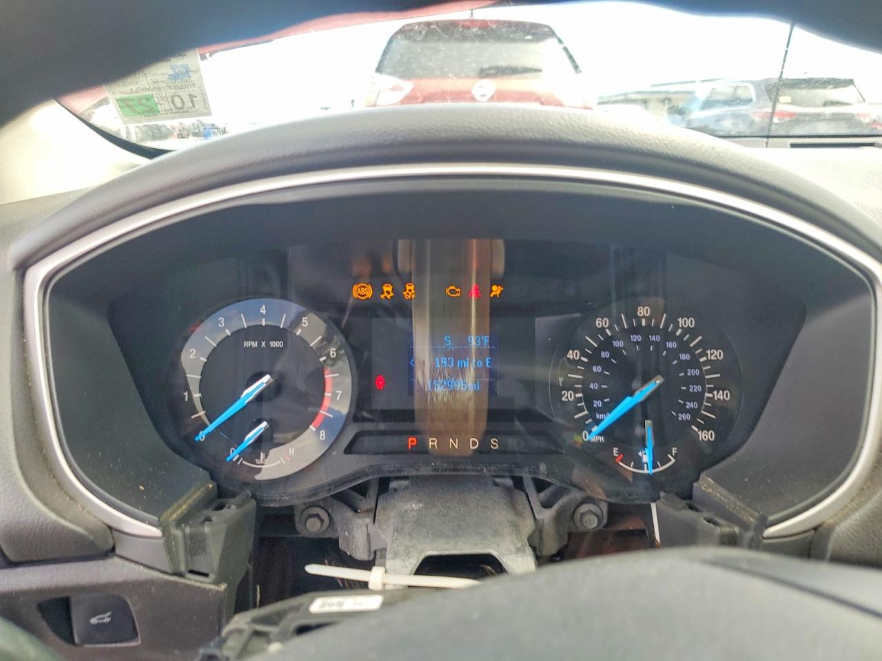 2014 Ford Fusion S Красный vin: 3FA6P0G77ER101932