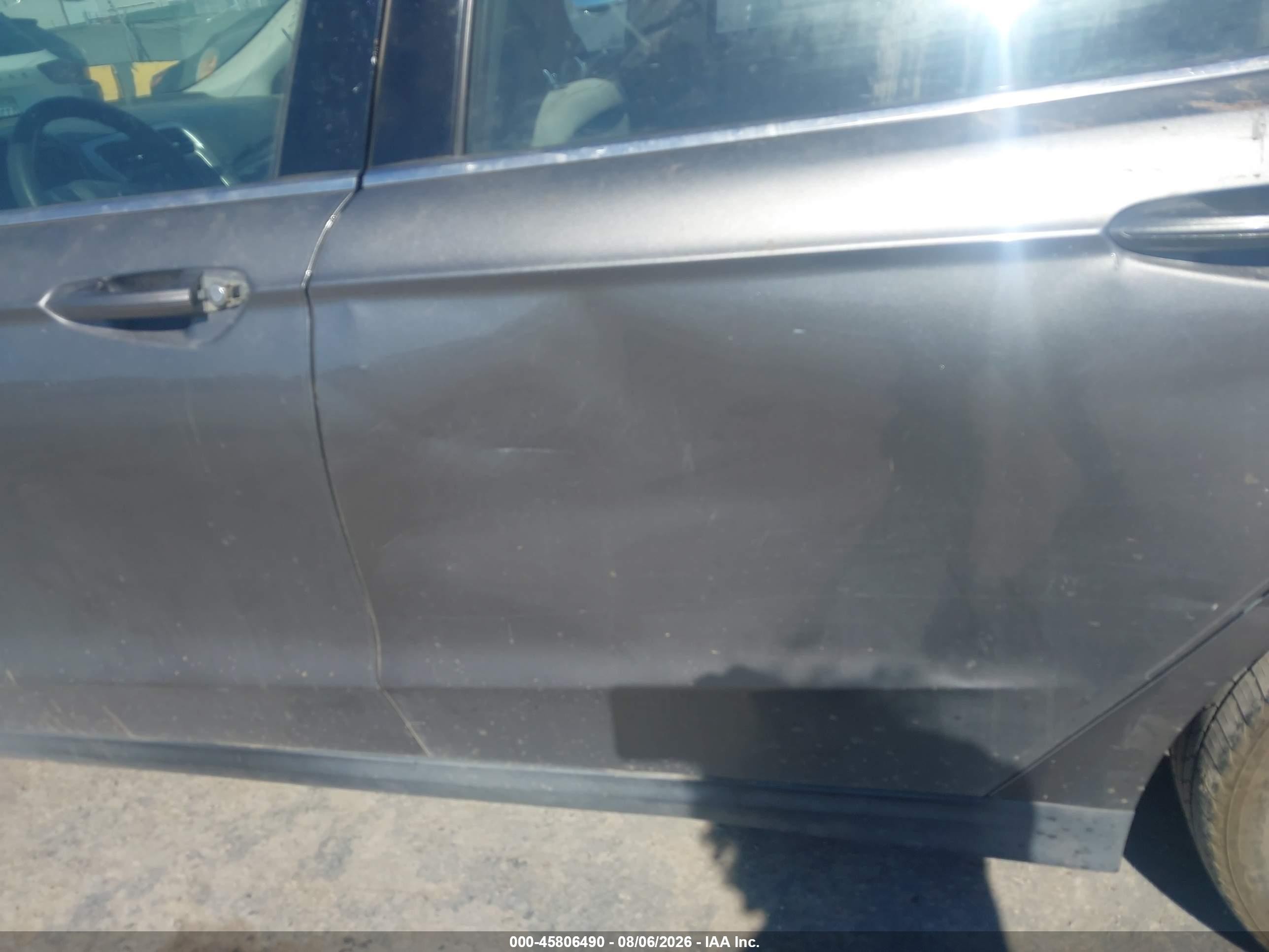 2014 Ford Fusion S Gray vin: 3FA6P0G77ER212299