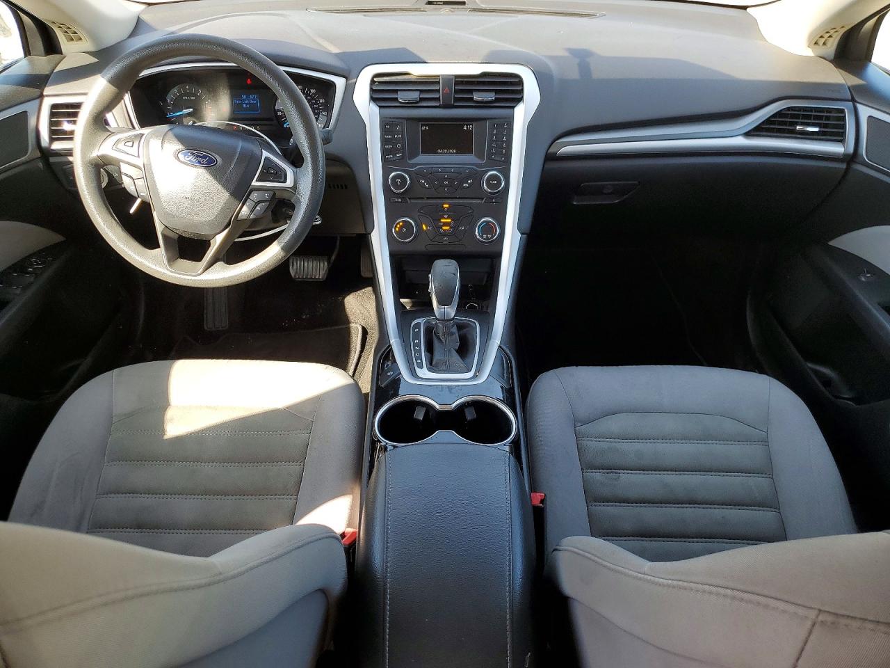 2014 Ford Fusion S Orange vin: 3FA6P0G77ER363112