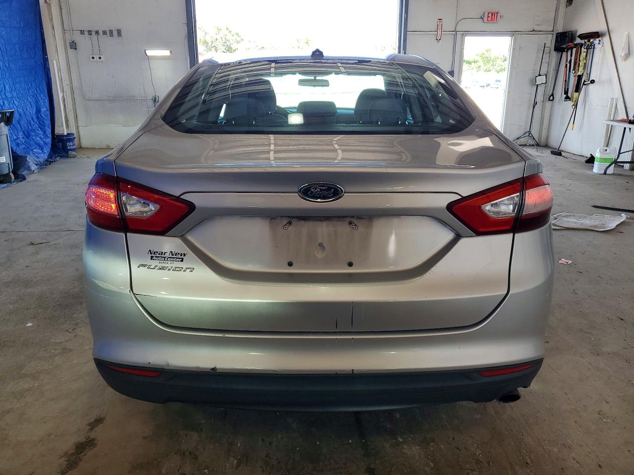 2014 Ford Fusion S Серебряный vin: 3FA6P0G77ER394764